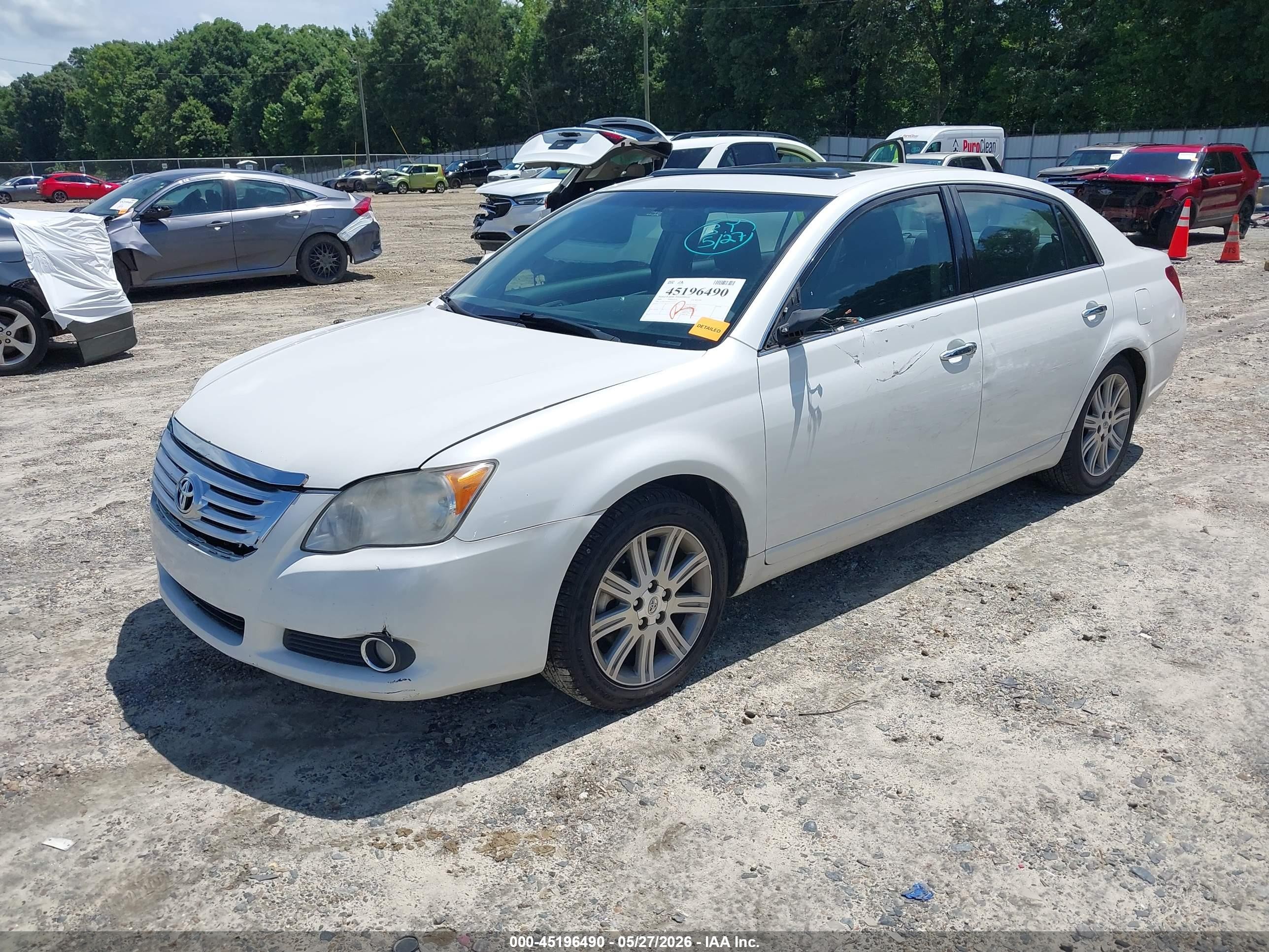 2009 Toyota Avalon Limited White vin: 4T1BK36BX9U351321