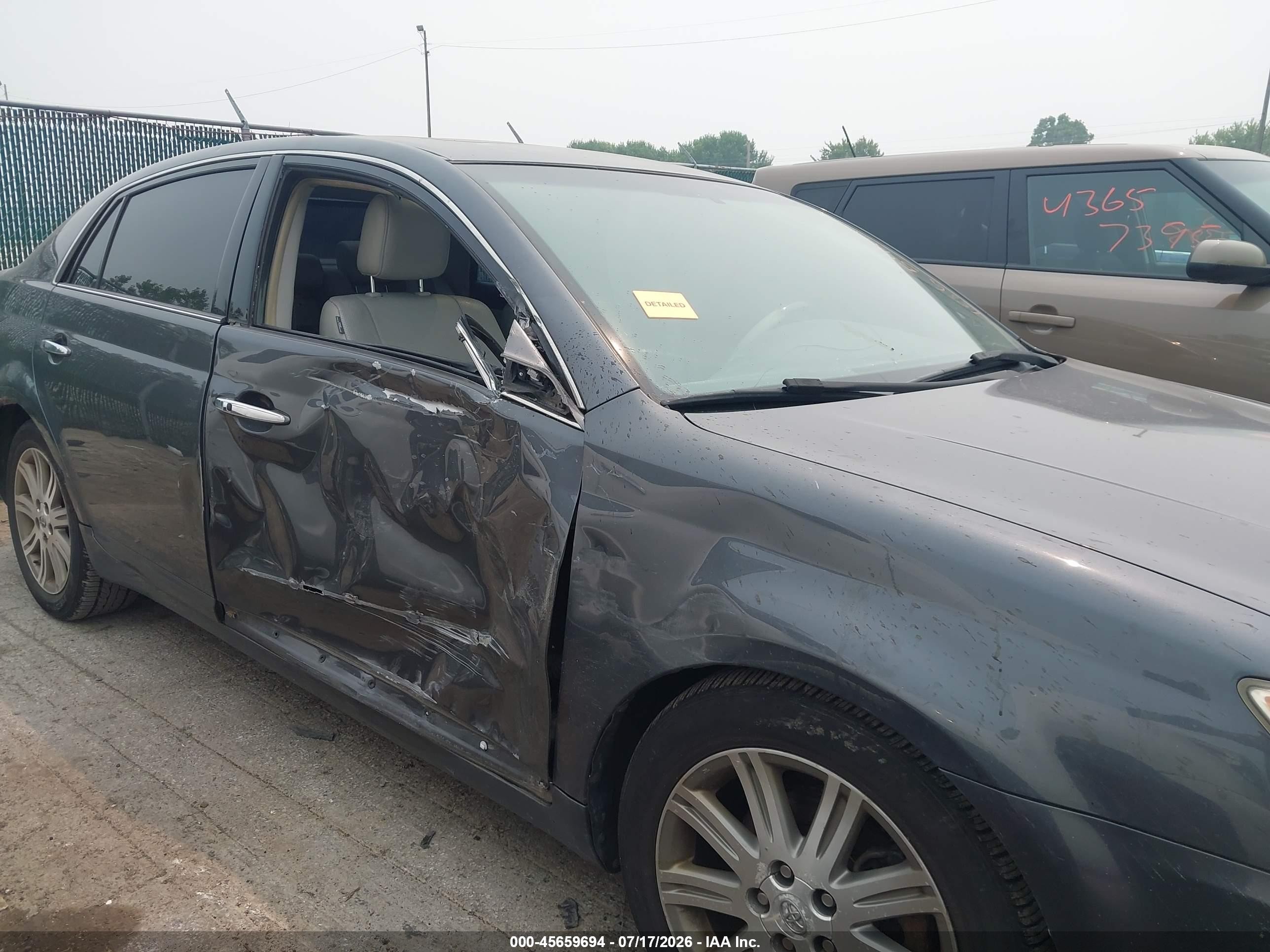 2009 Toyota Avalon Limited Серый vin: 4T1BK36BX9U351416