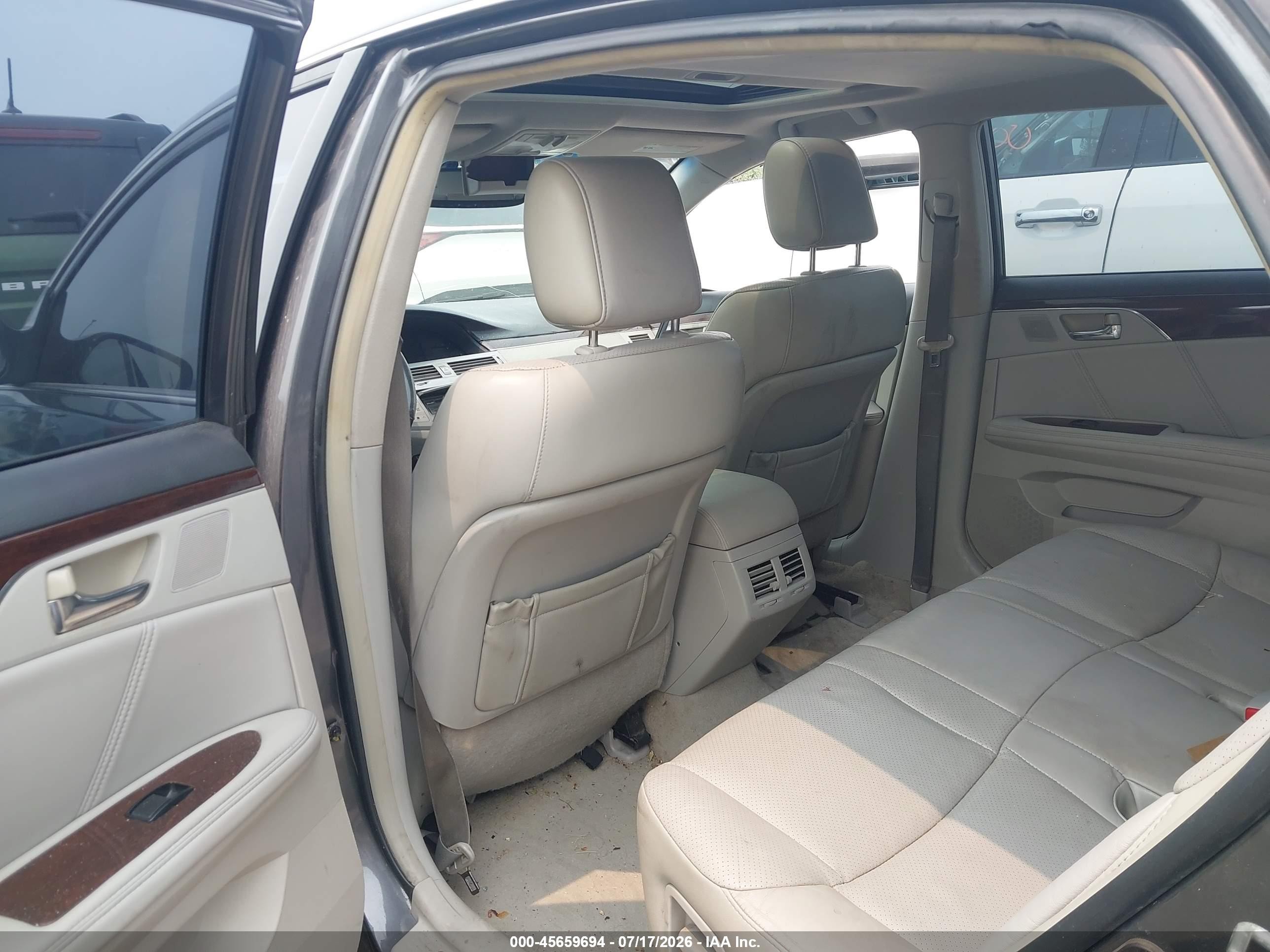 2009 Toyota Avalon Limited Серый vin: 4T1BK36BX9U351416