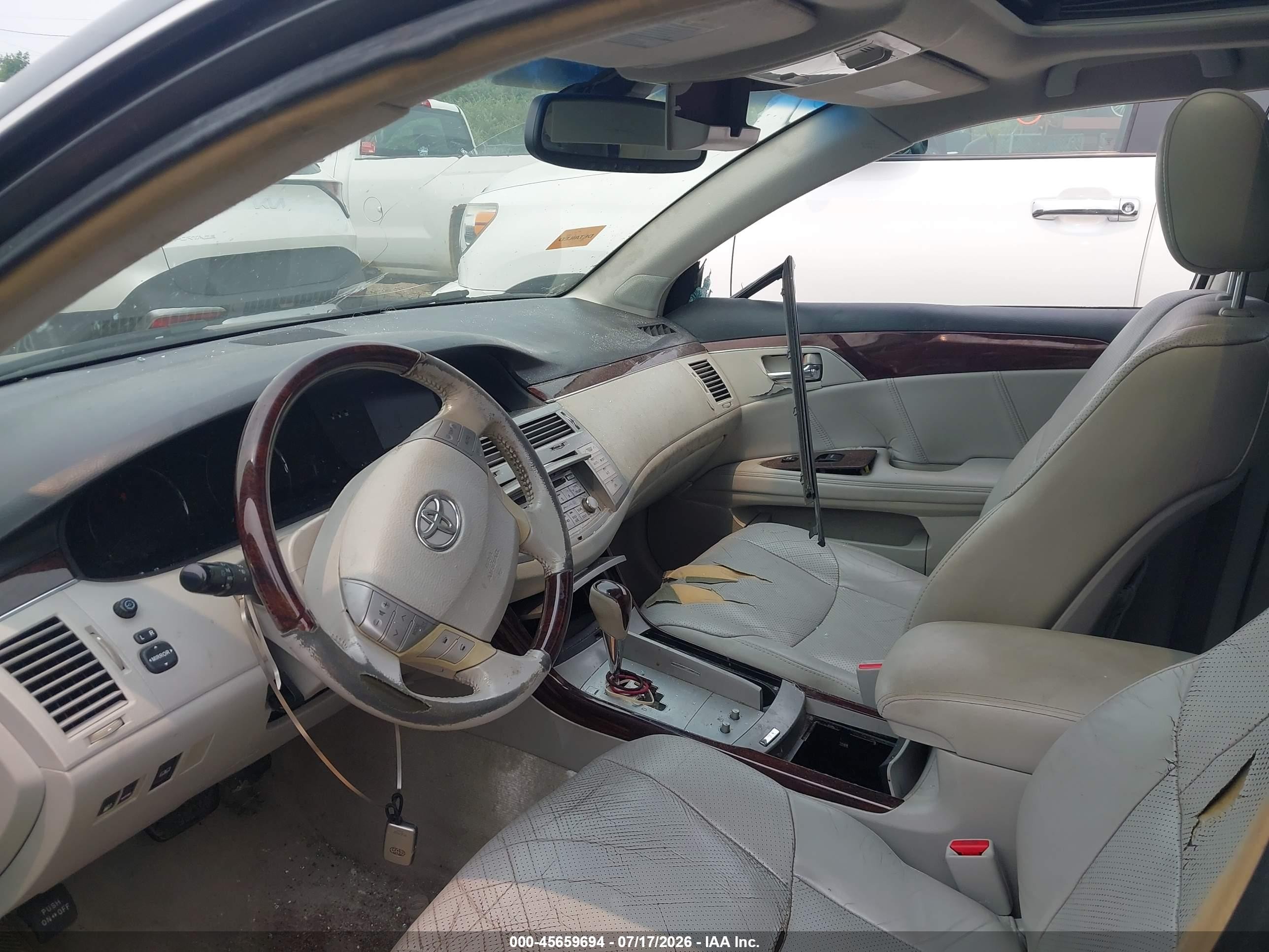 2009 Toyota Avalon Limited Серый vin: 4T1BK36BX9U351416