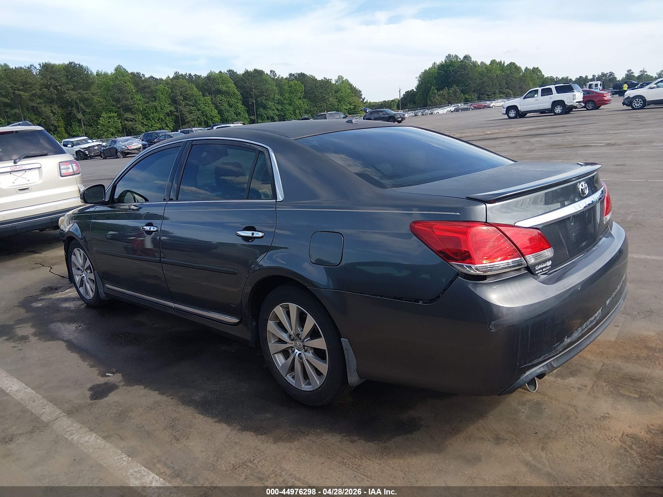 2011 Toyota Avalon Limited Gray vin: 4T1BK3DB0BU383557