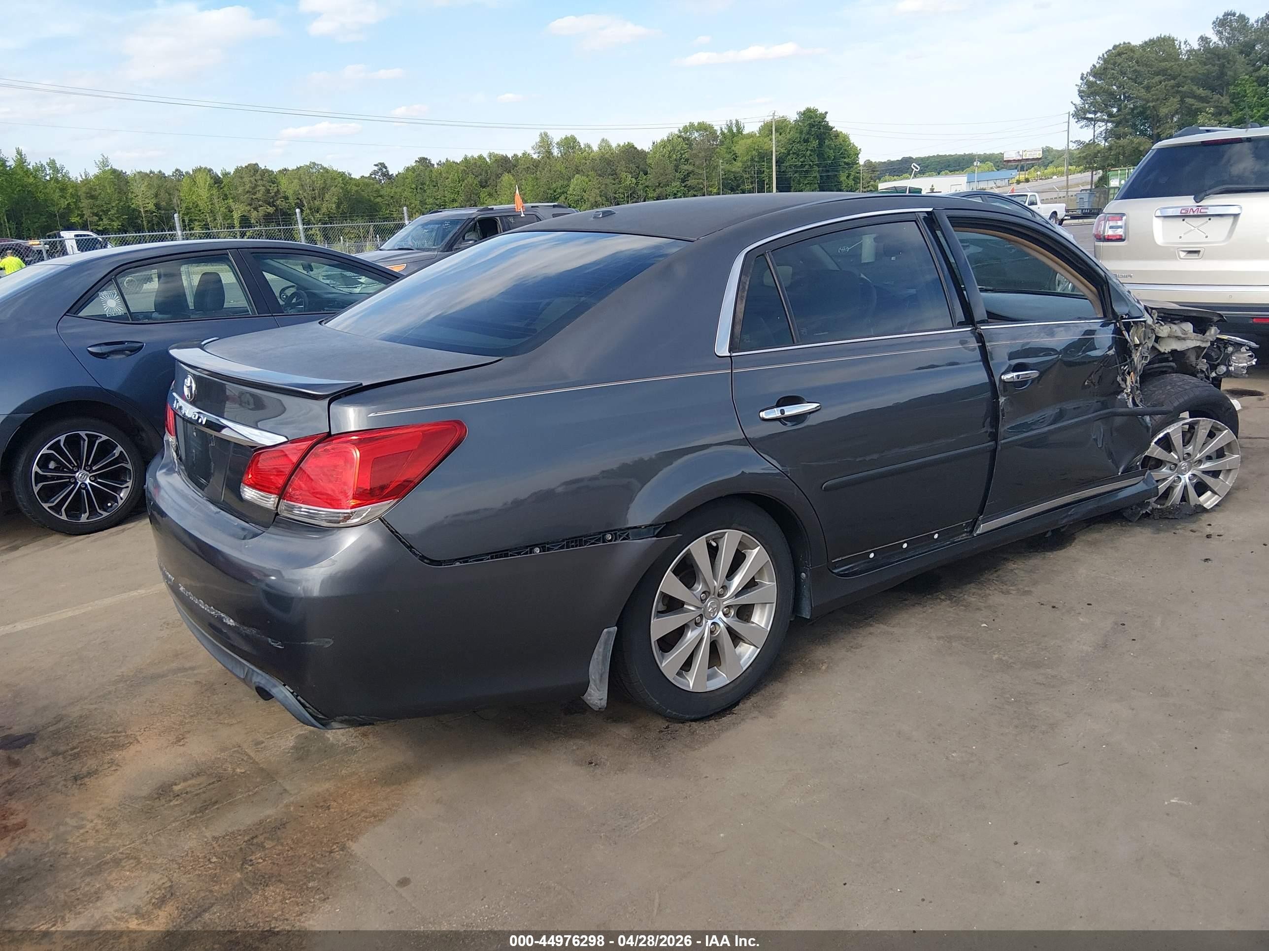 2011 Toyota Avalon Limited Gray vin: 4T1BK3DB0BU383557