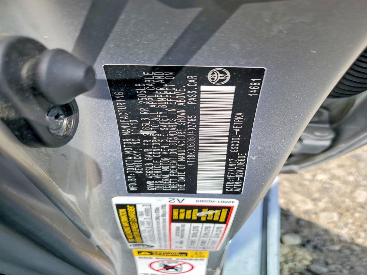 2011 Toyota Avalon Limited Silver vin: 4T1BK3DB0BU402785