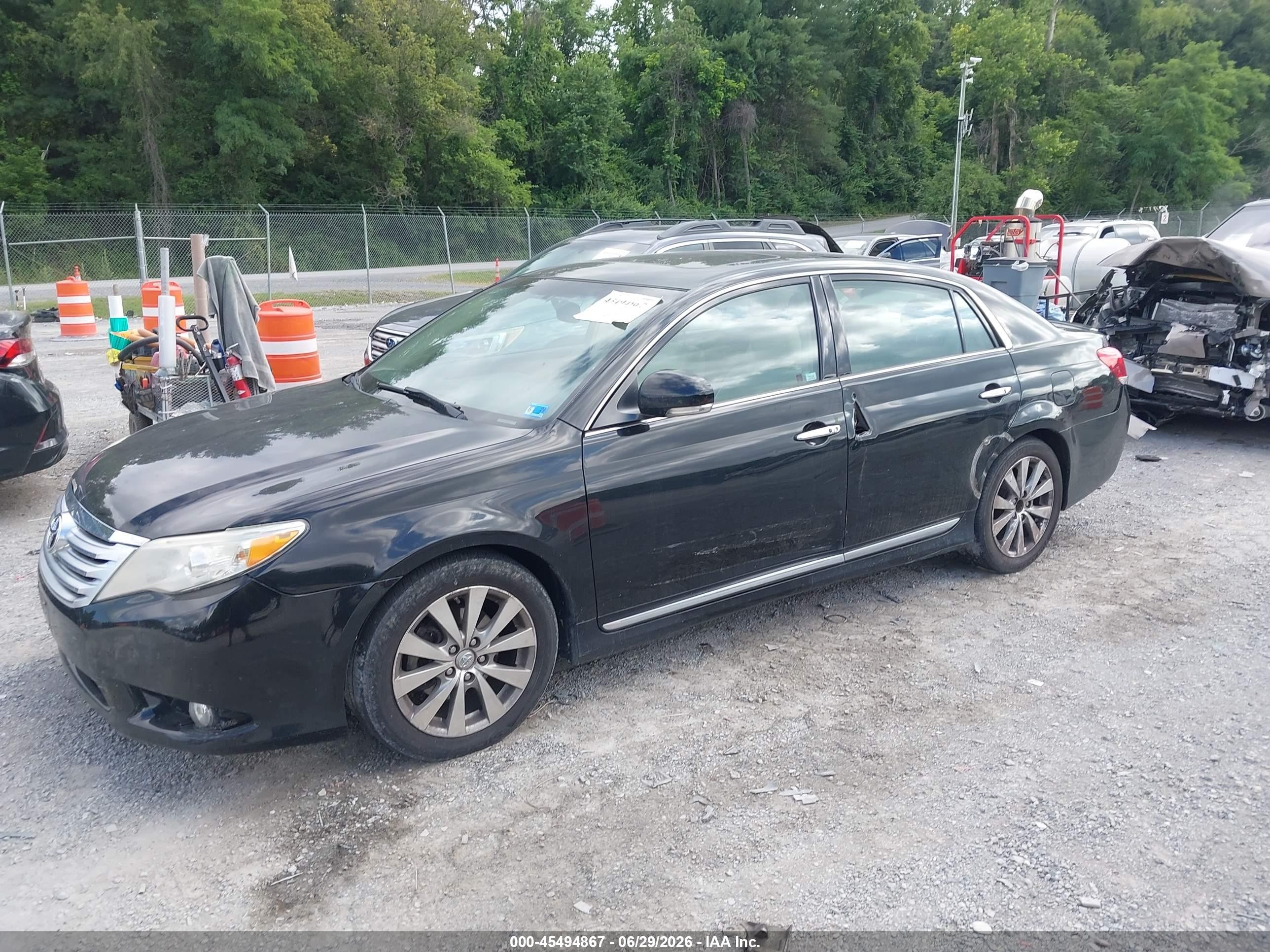 2011 Toyota Avalon Limited Black vin: 4T1BK3DB0BU417447
