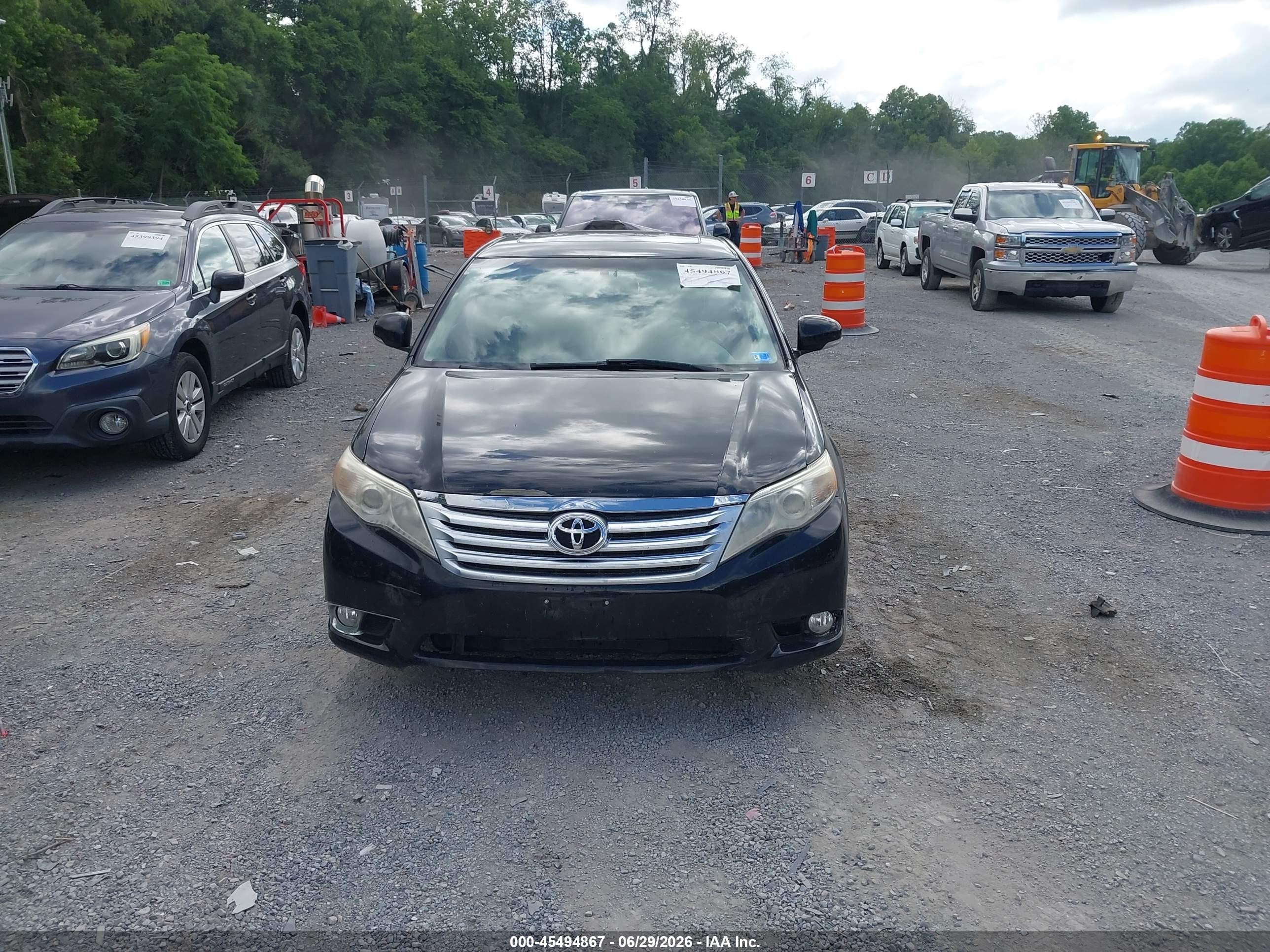 2011 Toyota Avalon Limited Black vin: 4T1BK3DB0BU417447