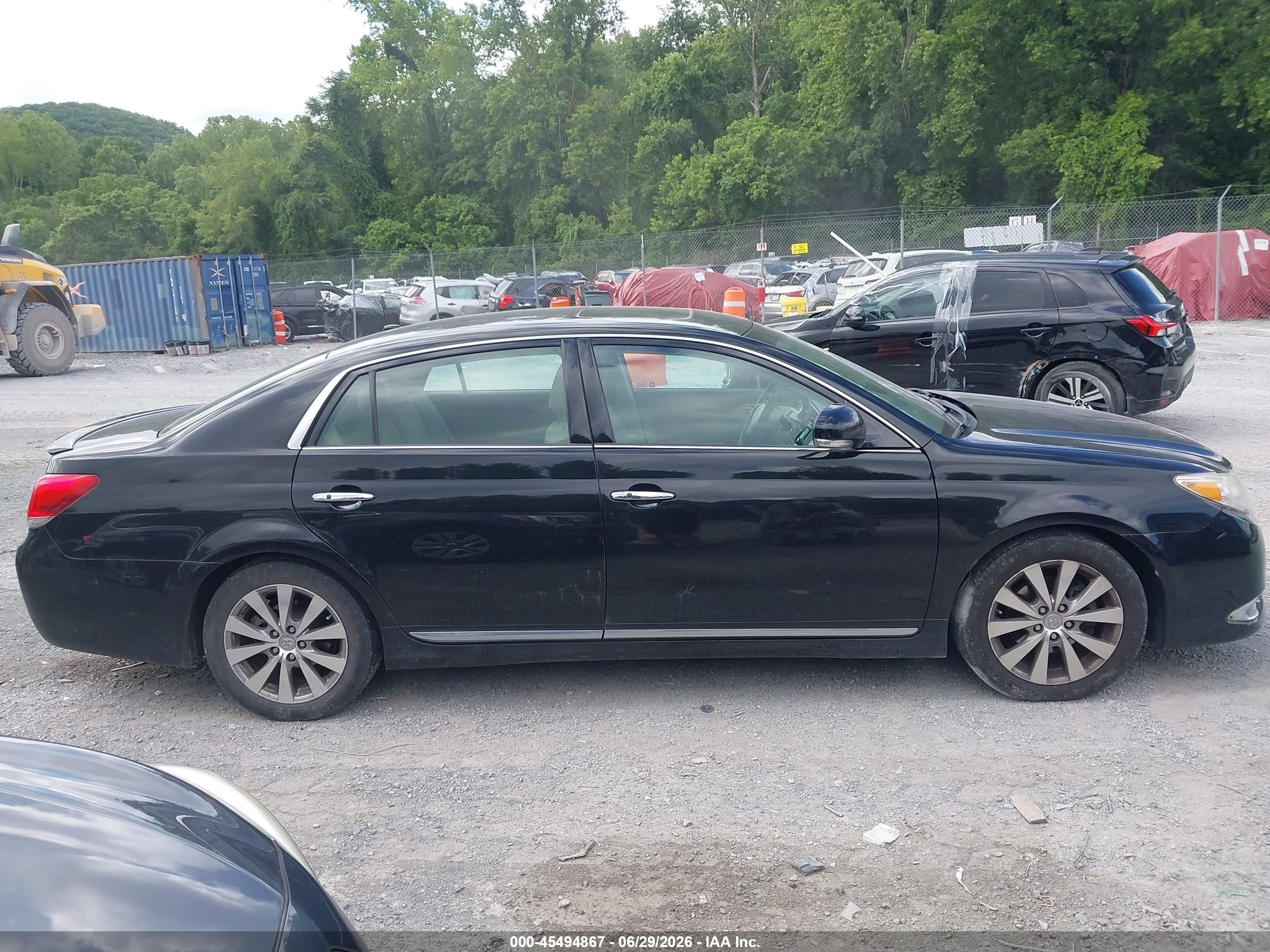 2011 Toyota Avalon Limited Black vin: 4T1BK3DB0BU417447