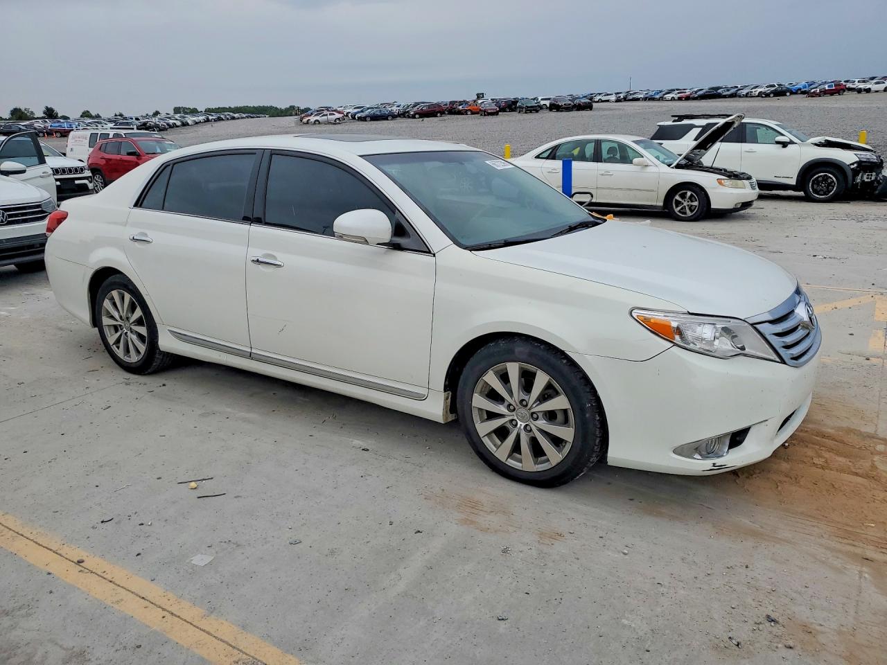 2011 Toyota Avalon Limited White vin: 4T1BK3DB0BU427699