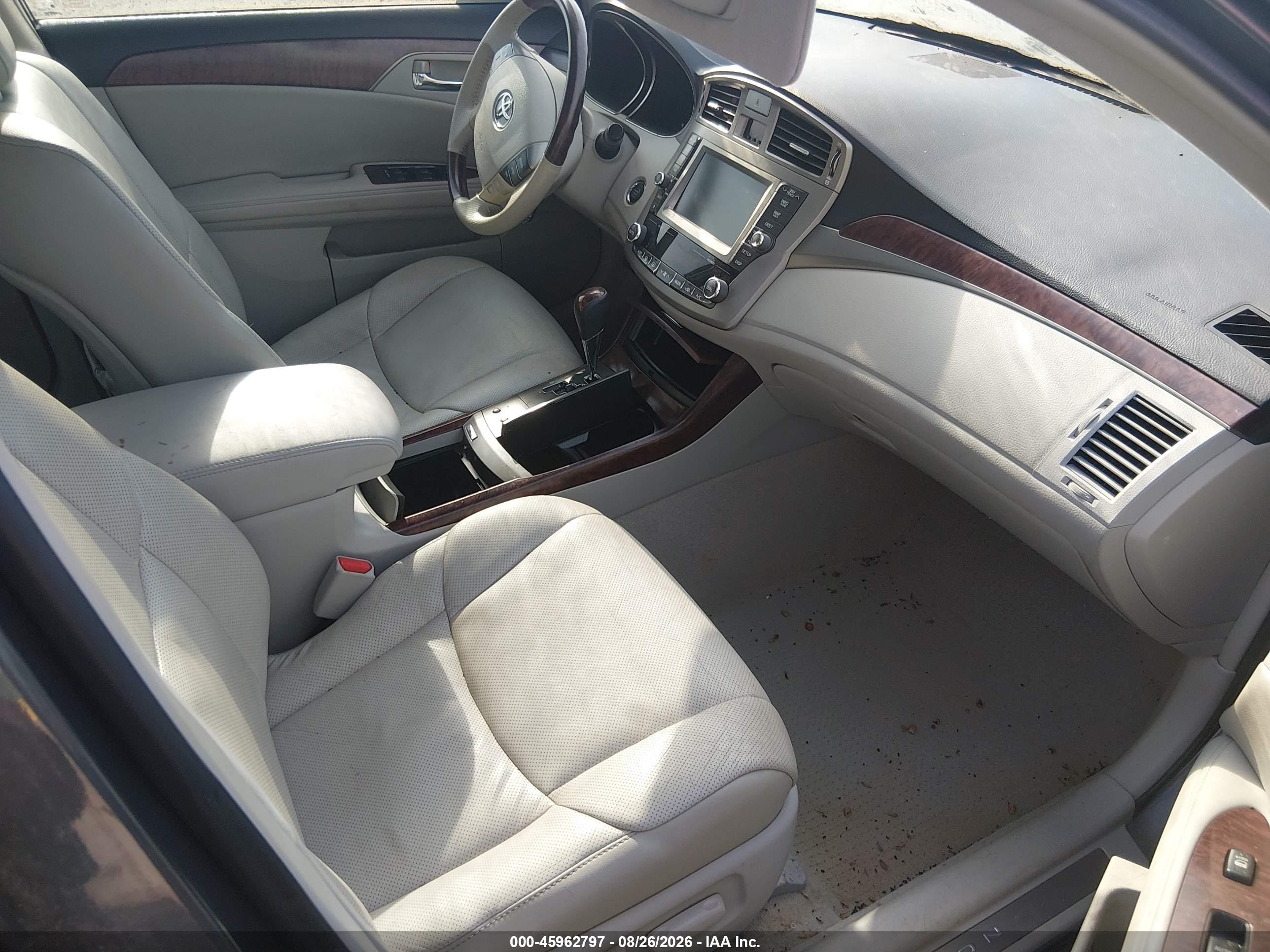 2012 Toyota Avalon Limited Серый vin: 4T1BK3DB0CU446075