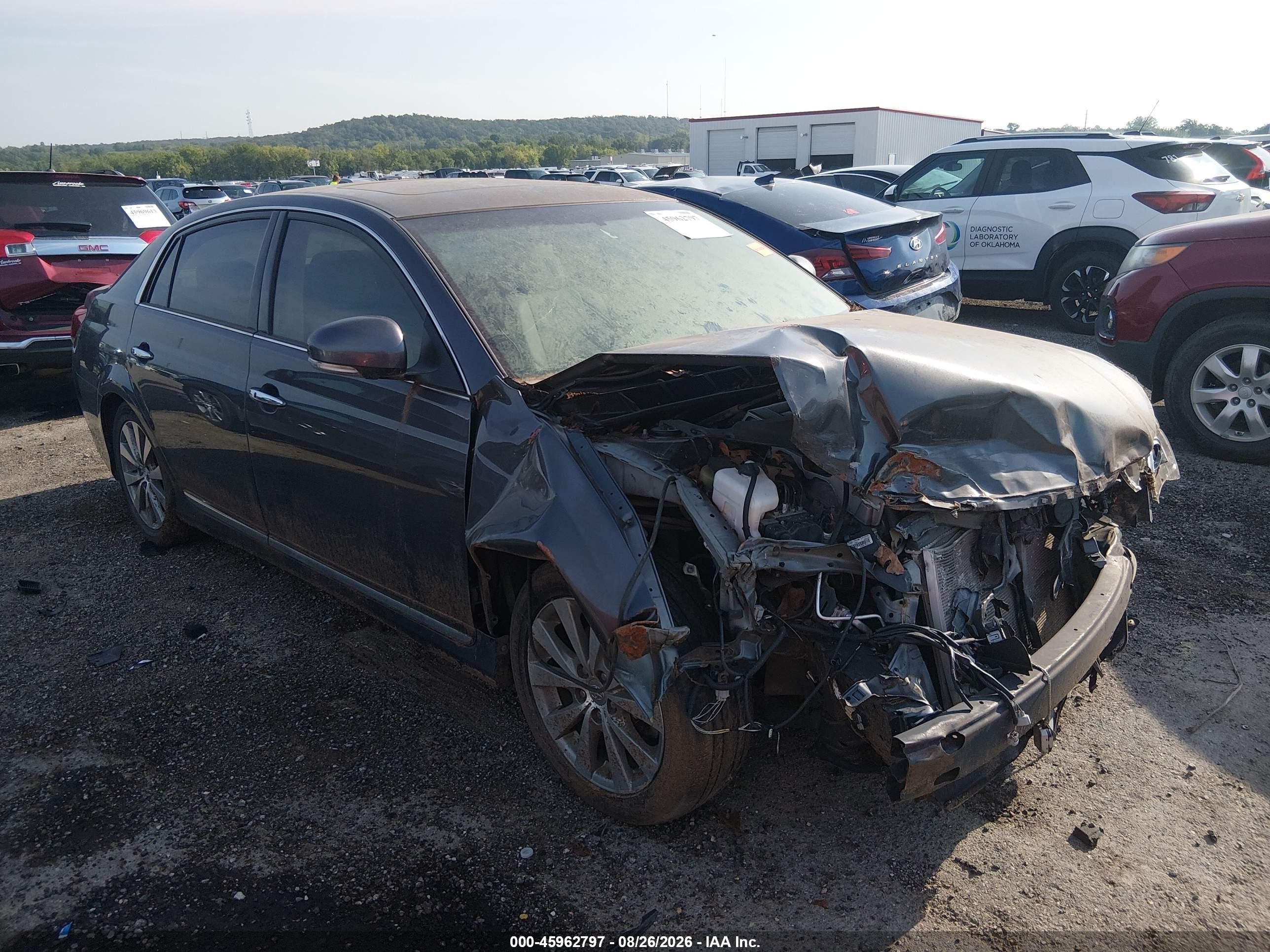 2012 Toyota Avalon Limited Серый vin: 4T1BK3DB0CU446075