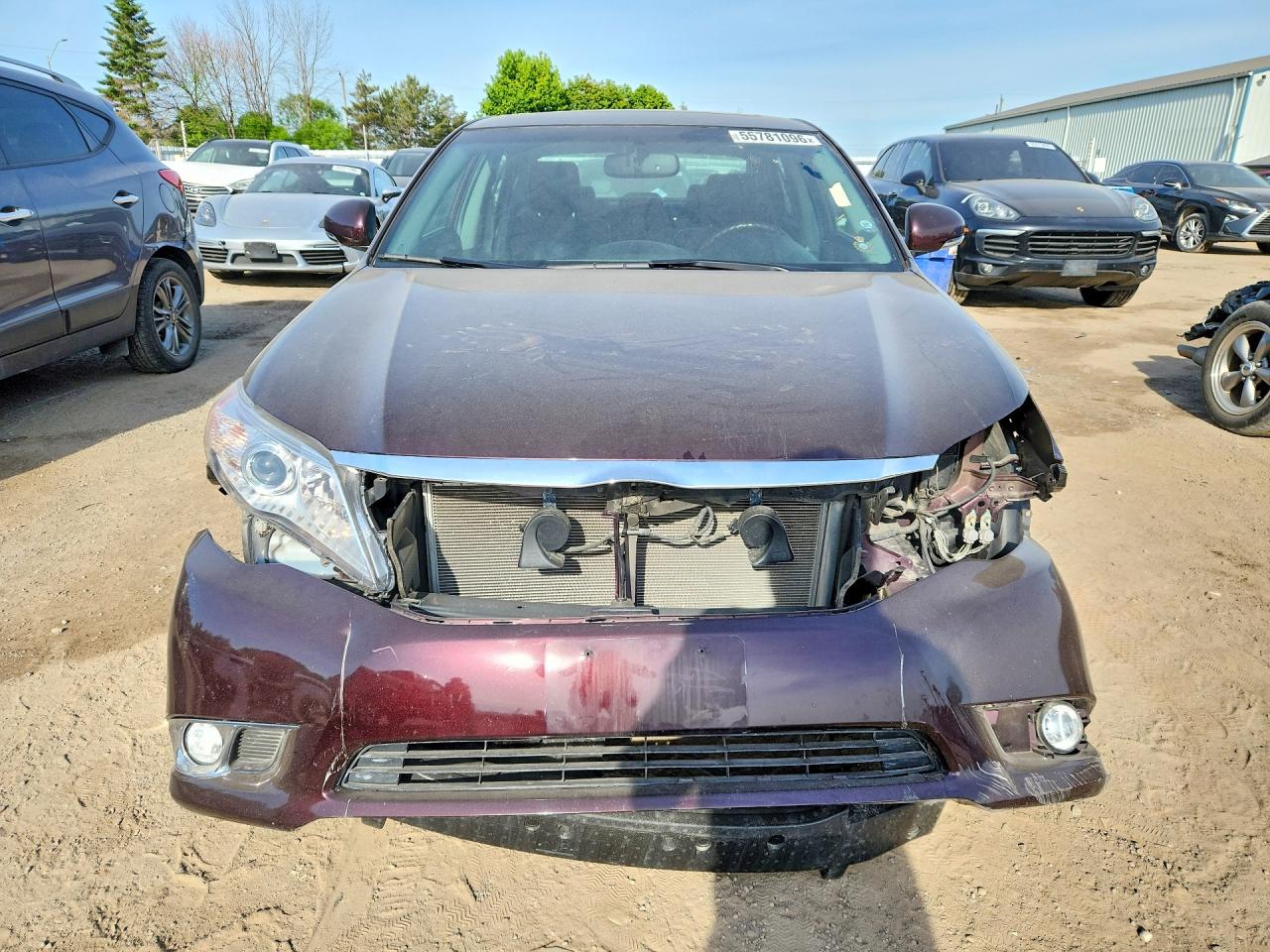 2012 Toyota Avalon Base Red vin: 4T1BK3DB0CU454323