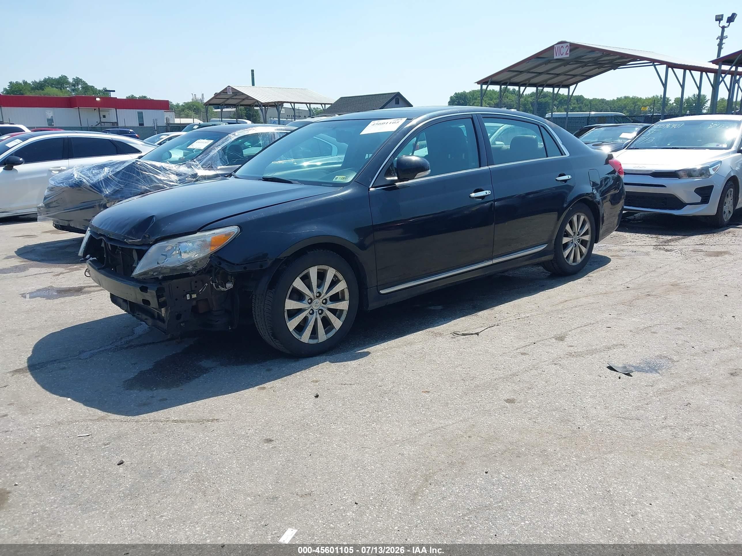 2012 Toyota Avalon Limited Черный vin: 4T1BK3DB0CU458307