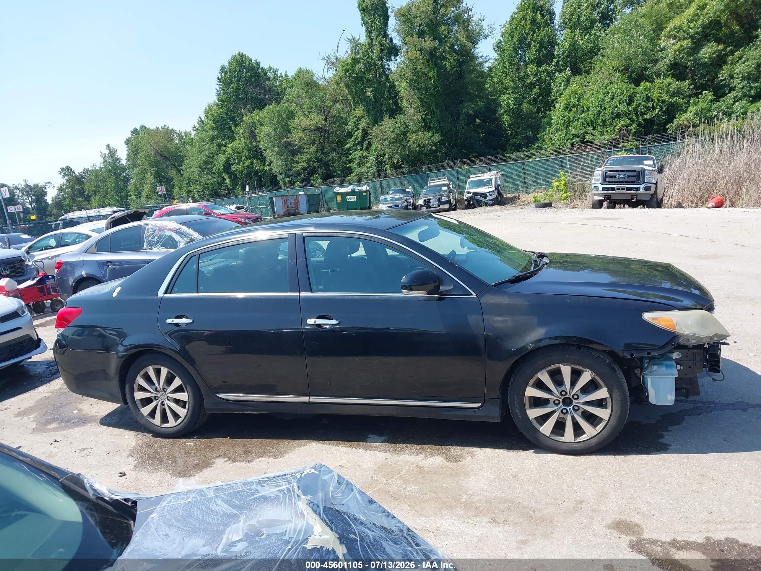 2012 Toyota Avalon Limited Черный vin: 4T1BK3DB0CU458307