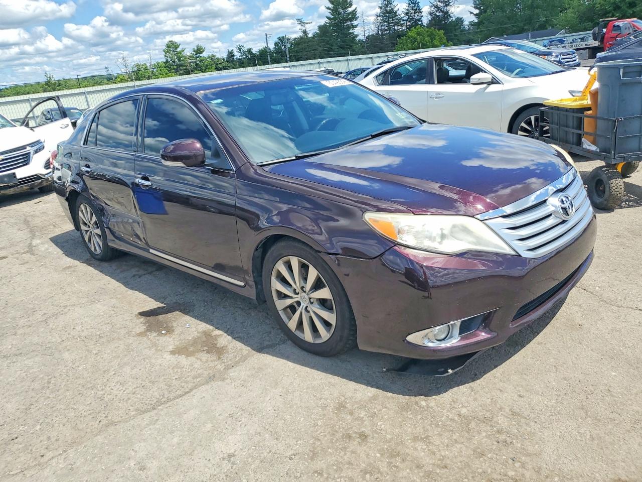 2012 Toyota Avalon Limited Burgundy vin: 4T1BK3DB0CU462891