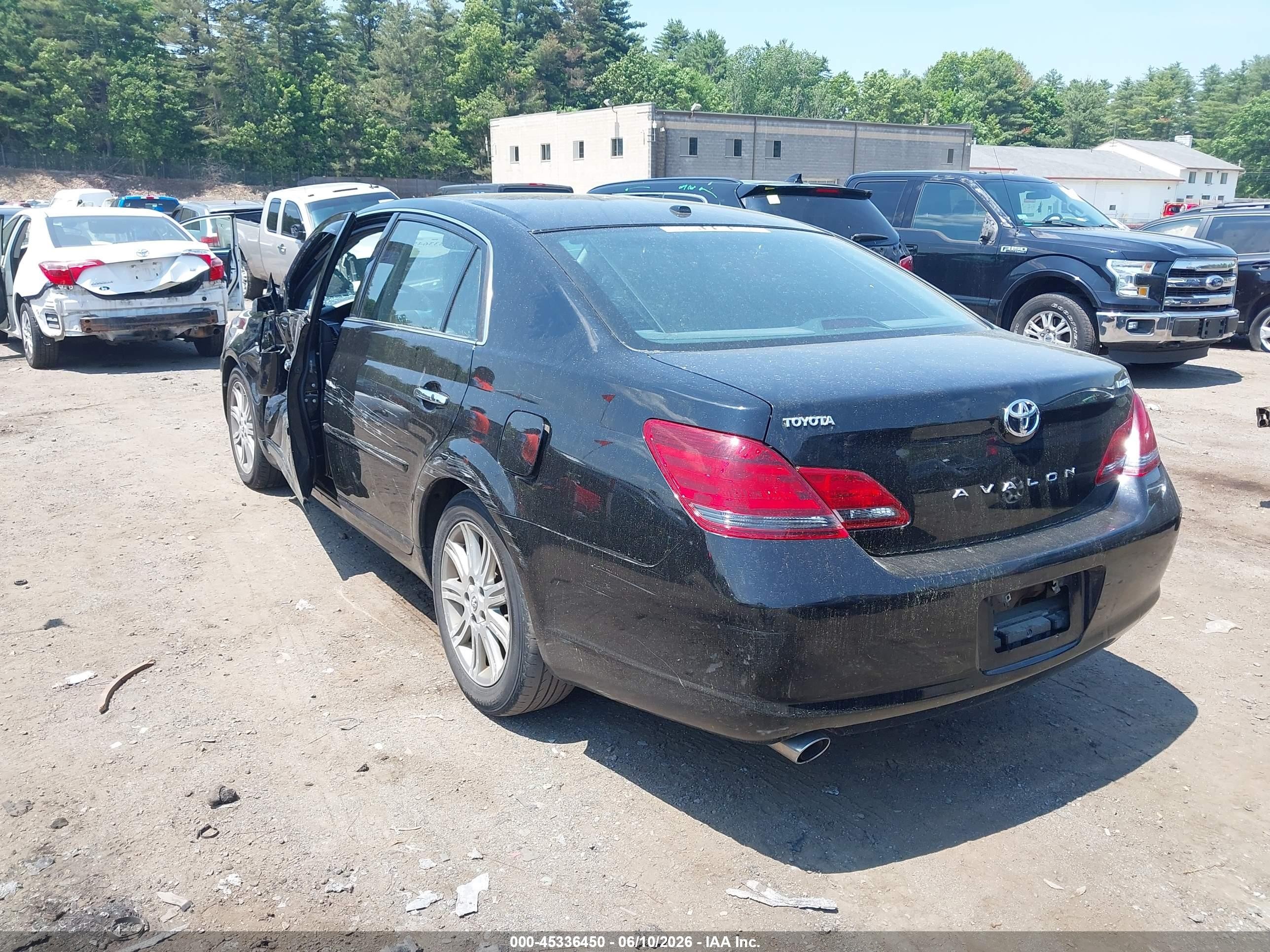 2010 Toyota Avalon Limited Black vin: 4T1BK3DB1AU352025