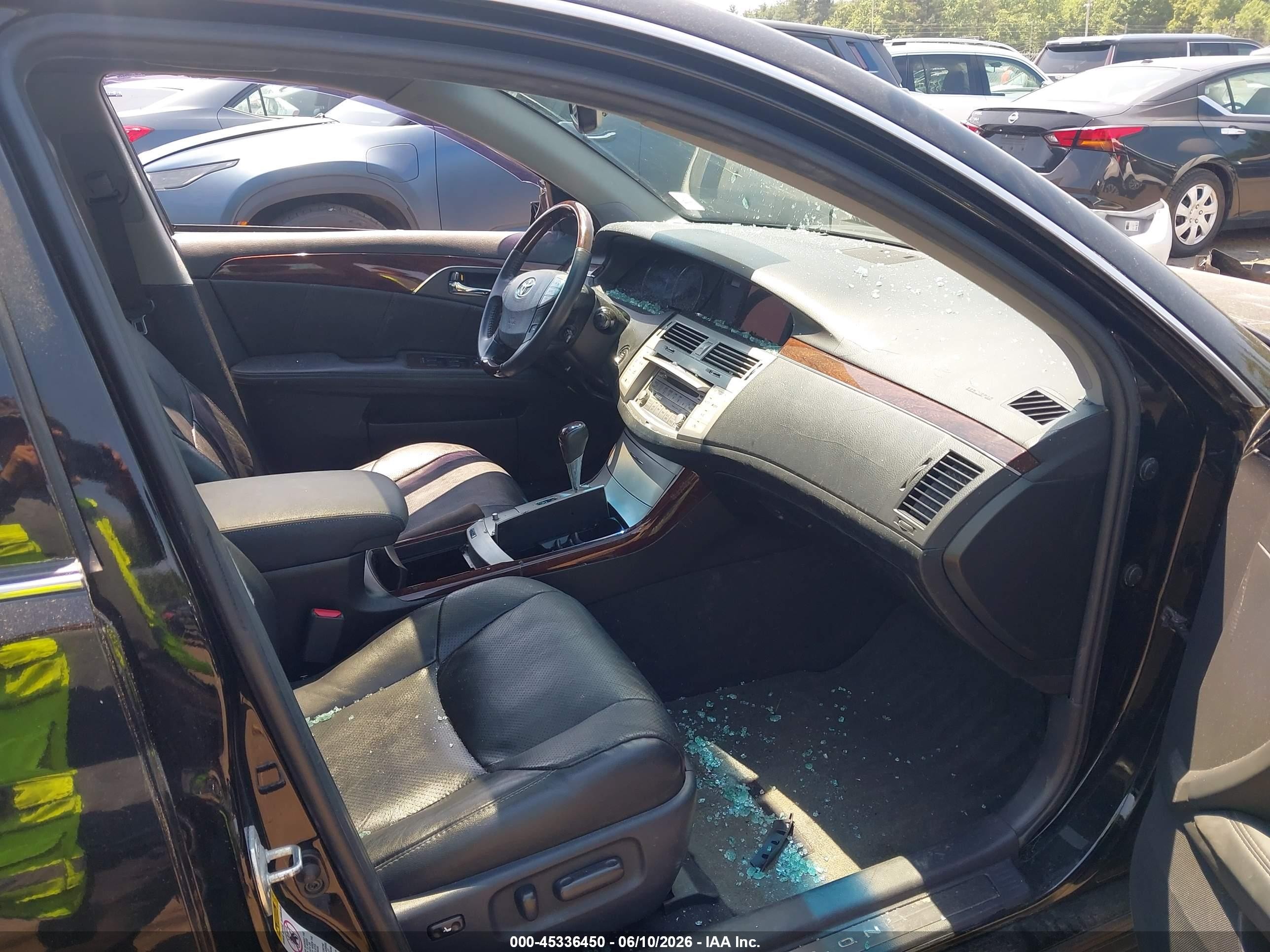 2010 Toyota Avalon Limited Black vin: 4T1BK3DB1AU352025