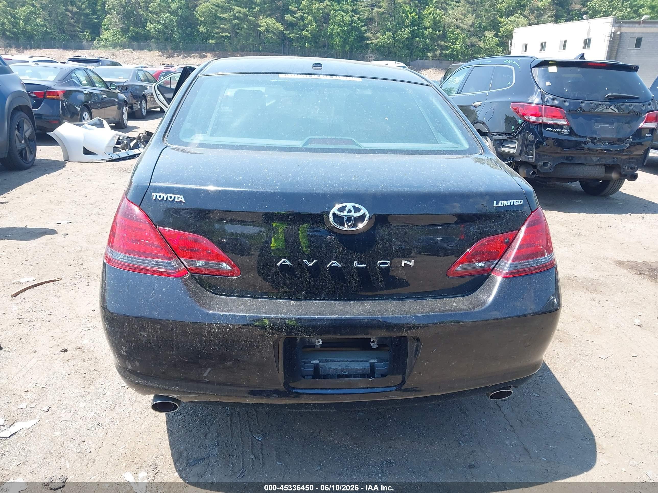 2010 Toyota Avalon Limited Black vin: 4T1BK3DB1AU352025