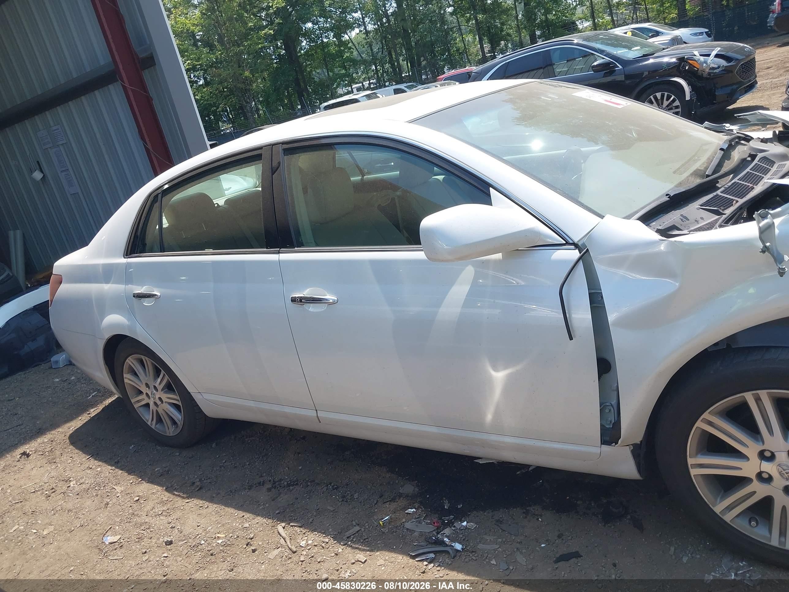 2010 Toyota Avalon Limited White vin: 4T1BK3DB1AU359010