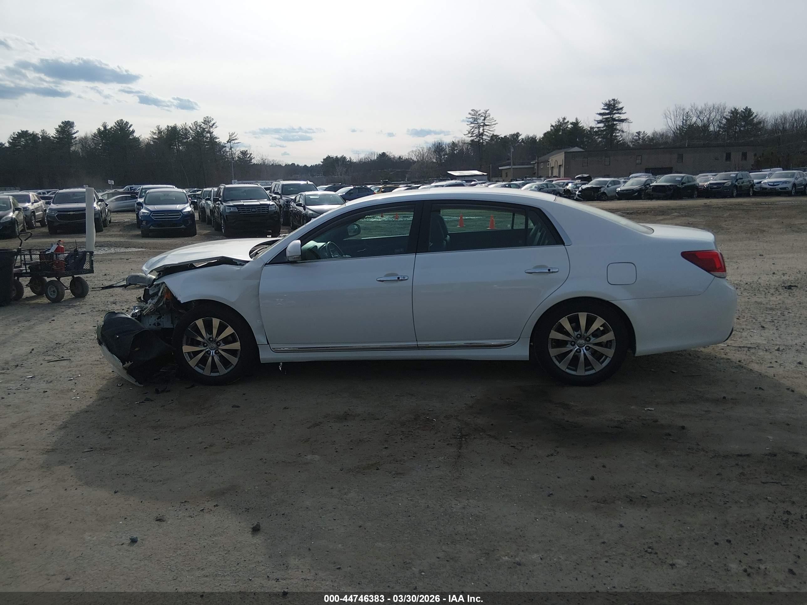 2011 Toyota Avalon Limited White vin: 4T1BK3DB1BU386354