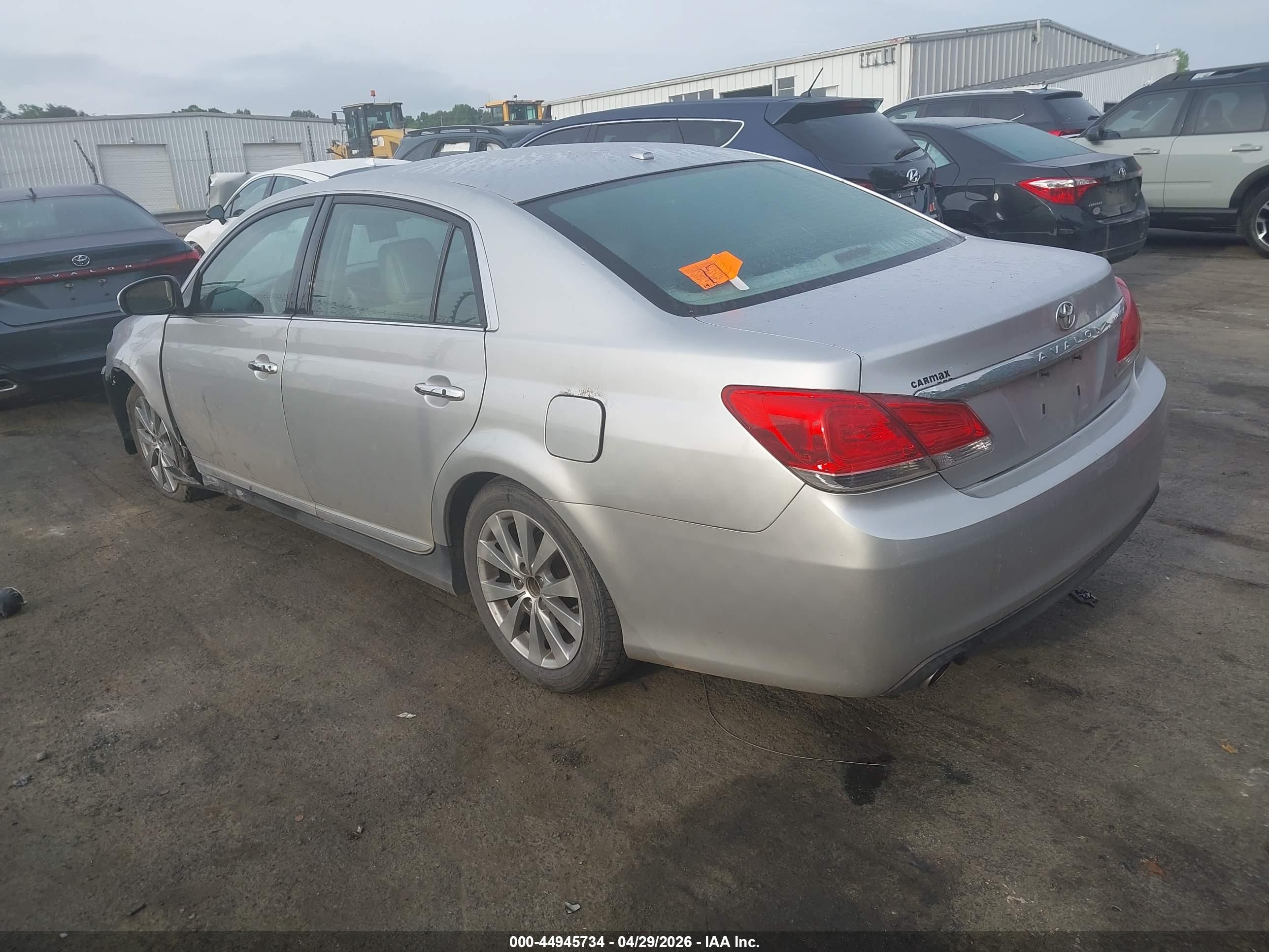 2011 Toyota Avalon Limited Silver vin: 4T1BK3DB1BU390470