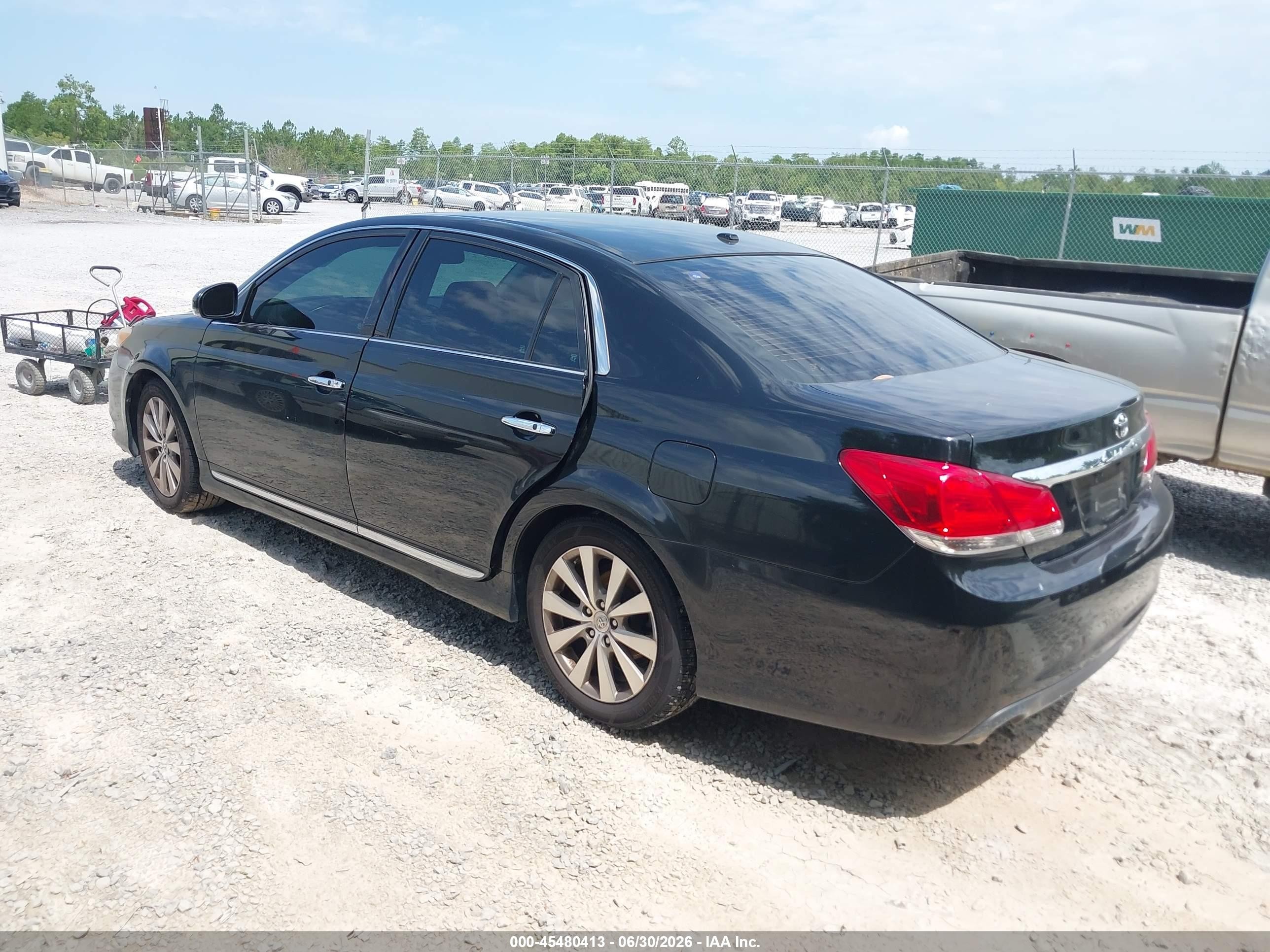 2011 Toyota Avalon Limited Black vin: 4T1BK3DB1BU397743