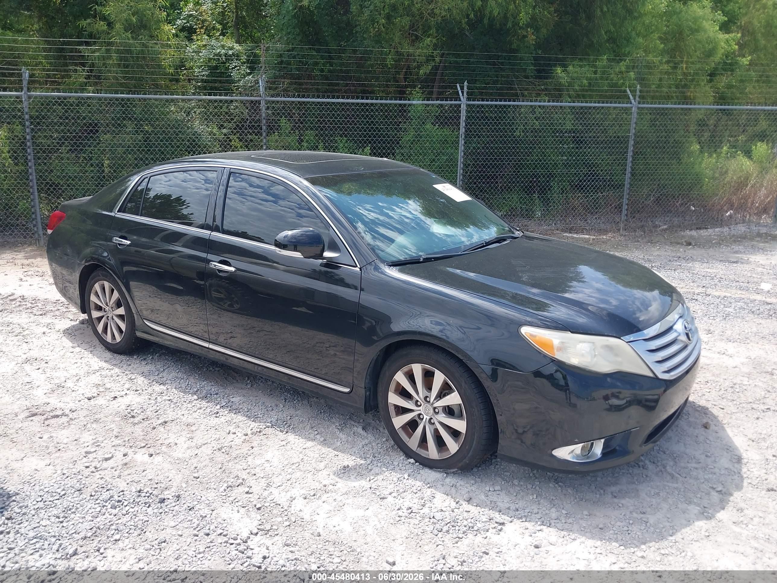 2011 Toyota Avalon Limited Black vin: 4T1BK3DB1BU397743