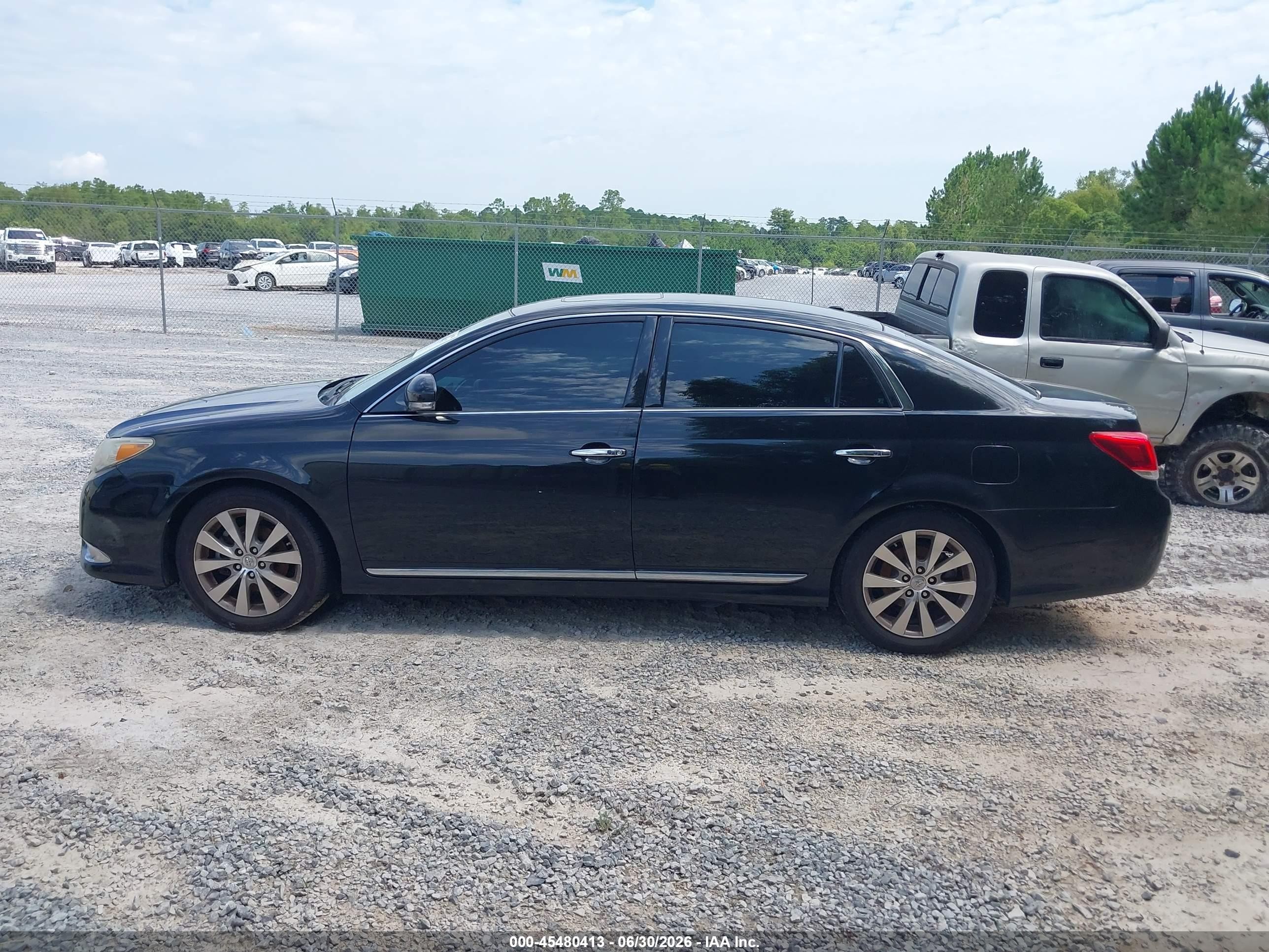 2011 Toyota Avalon Limited Black vin: 4T1BK3DB1BU397743