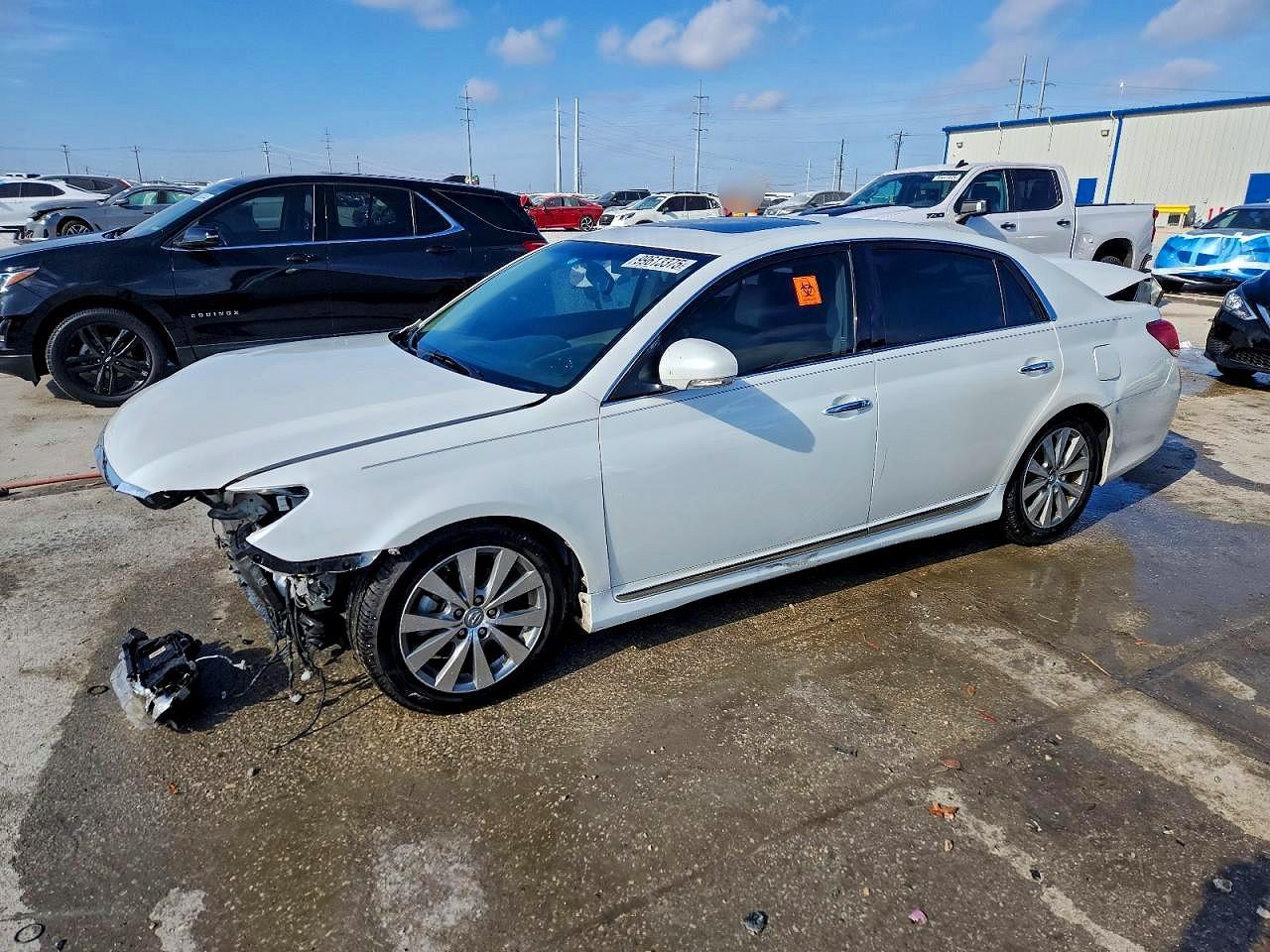 2012 Toyota Avalon Limited White vin: 4T1BK3DB1CU444075