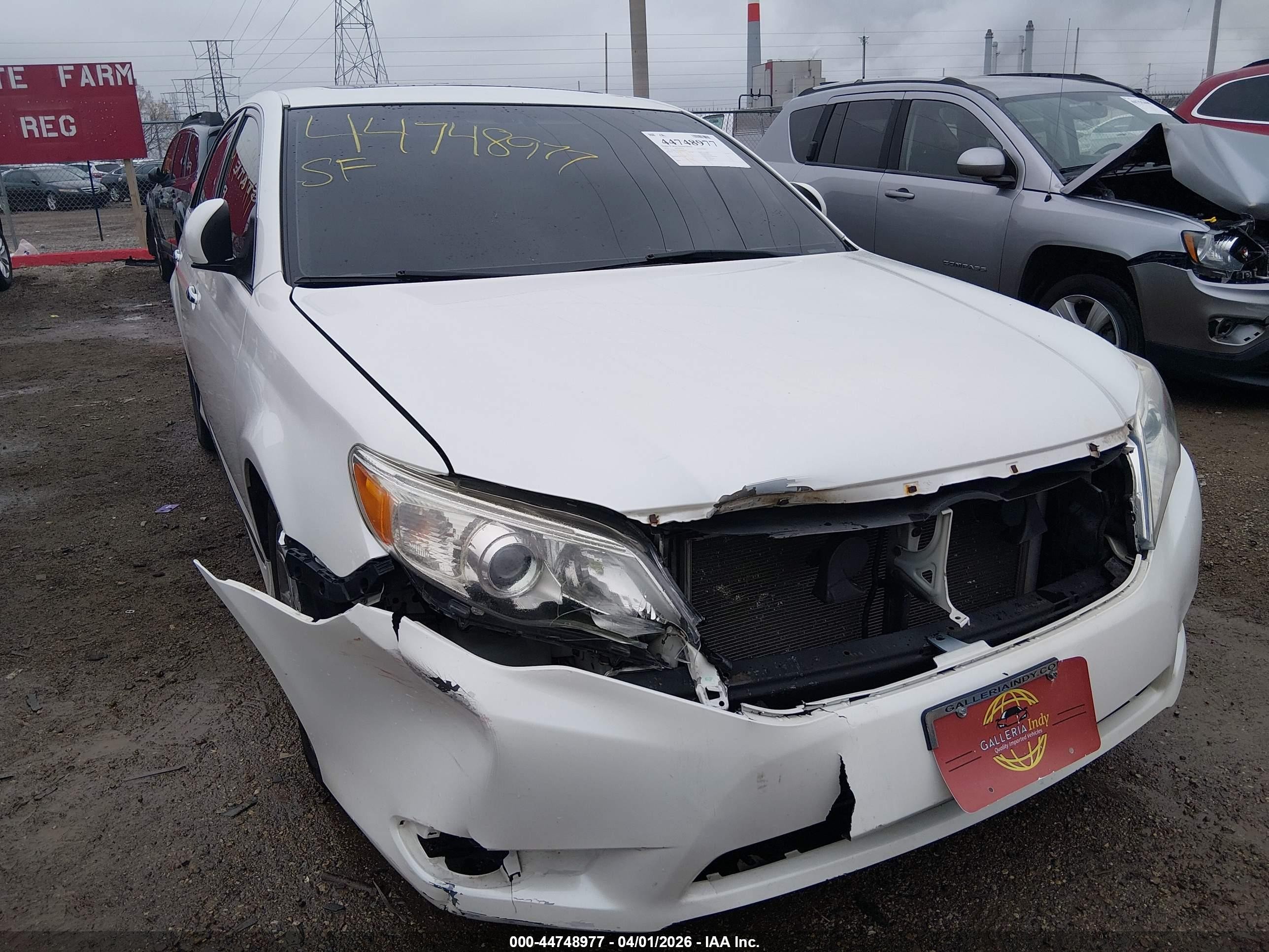 2012 Toyota Avalon Limited White vin: 4T1BK3DB1CU445436