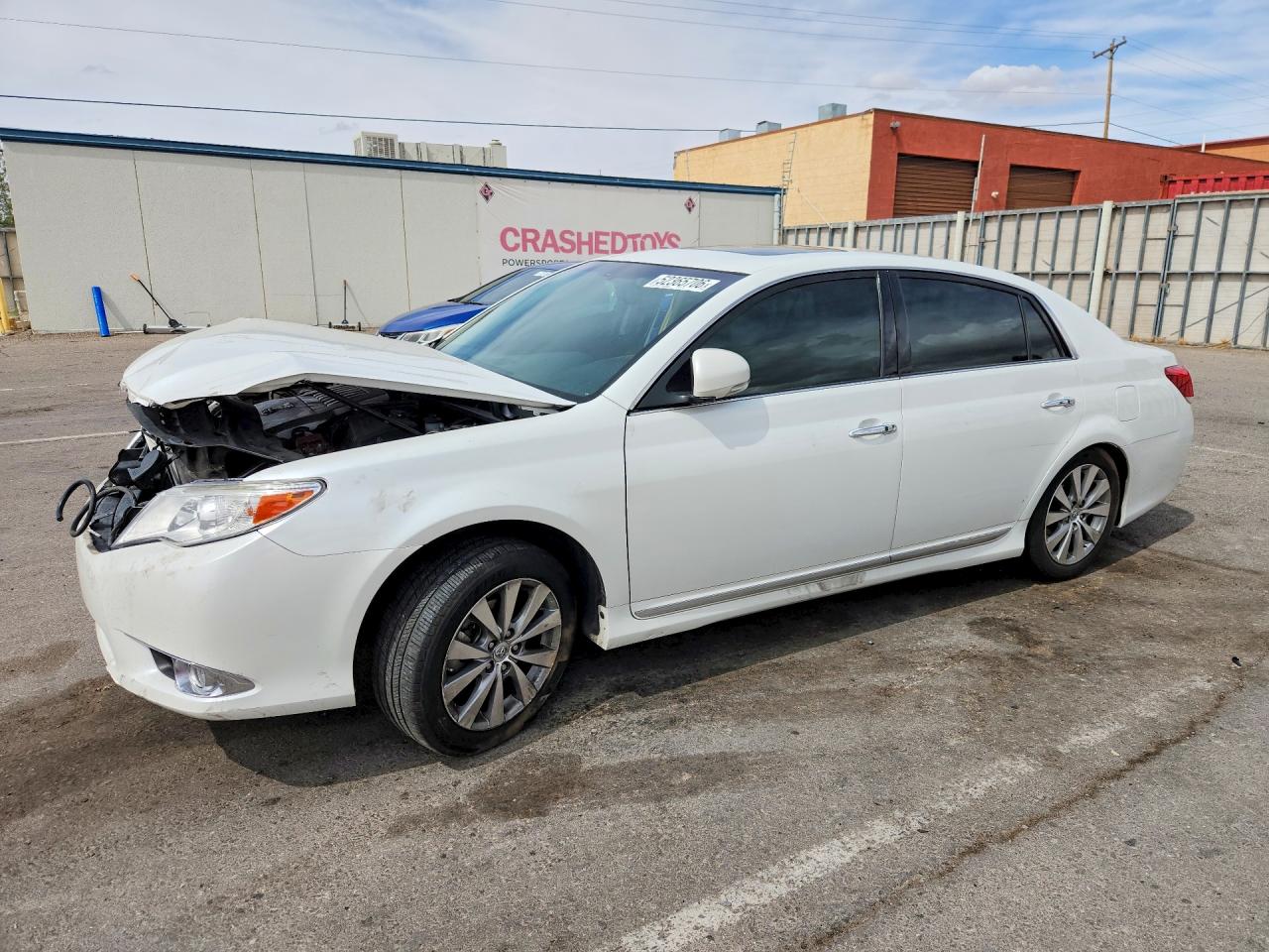 2012 Toyota Avalon Limited White vin: 4T1BK3DB1CU458736