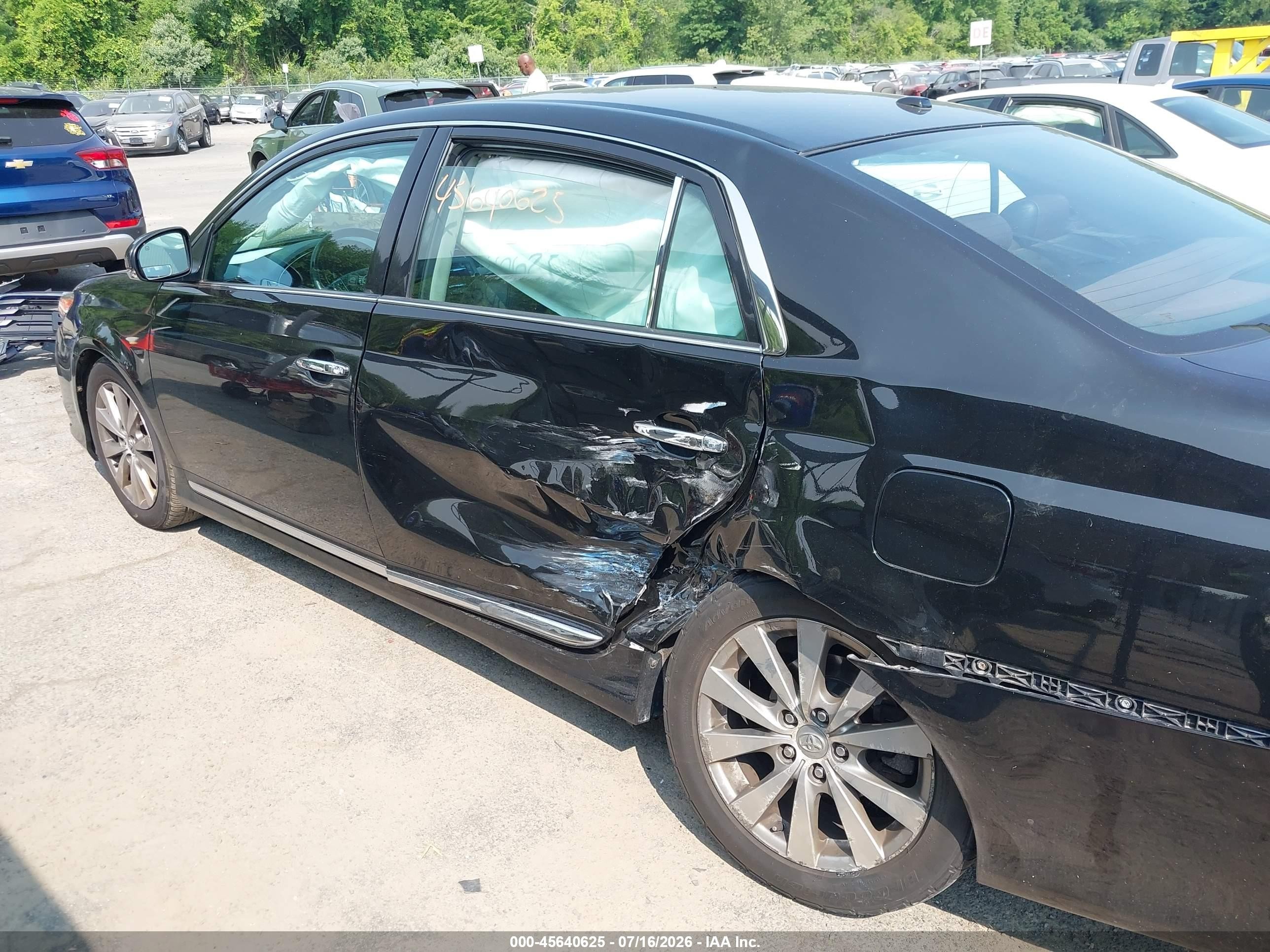 2011 Toyota Avalon Limited Black vin: 4T1BK3DB2BU385696