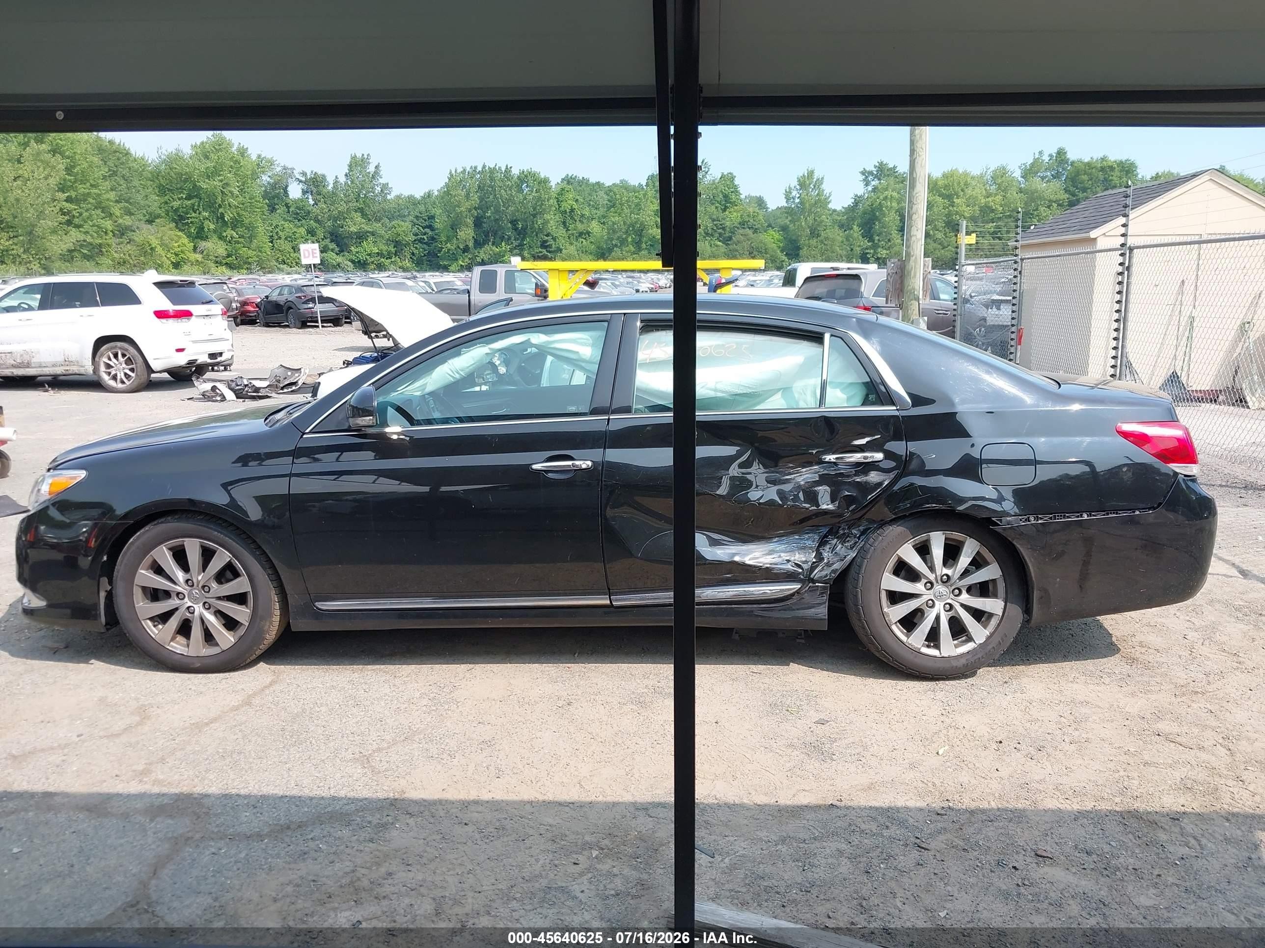 2011 Toyota Avalon Limited Black vin: 4T1BK3DB2BU385696