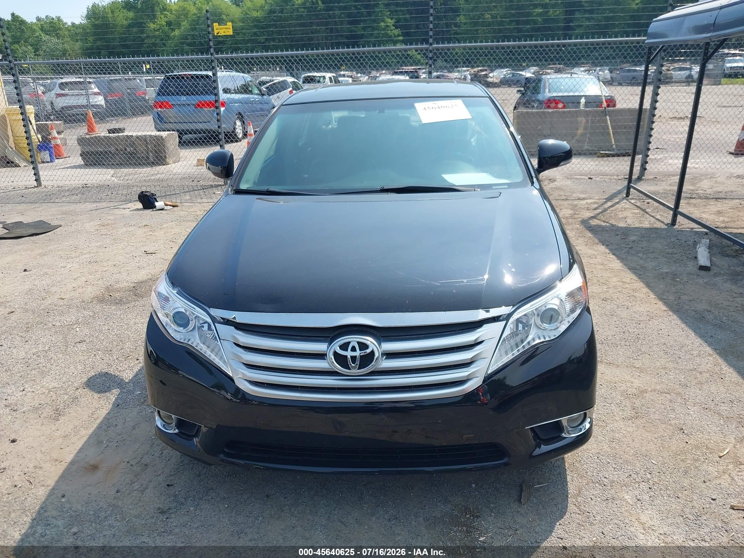 2011 Toyota Avalon Limited Black vin: 4T1BK3DB2BU385696