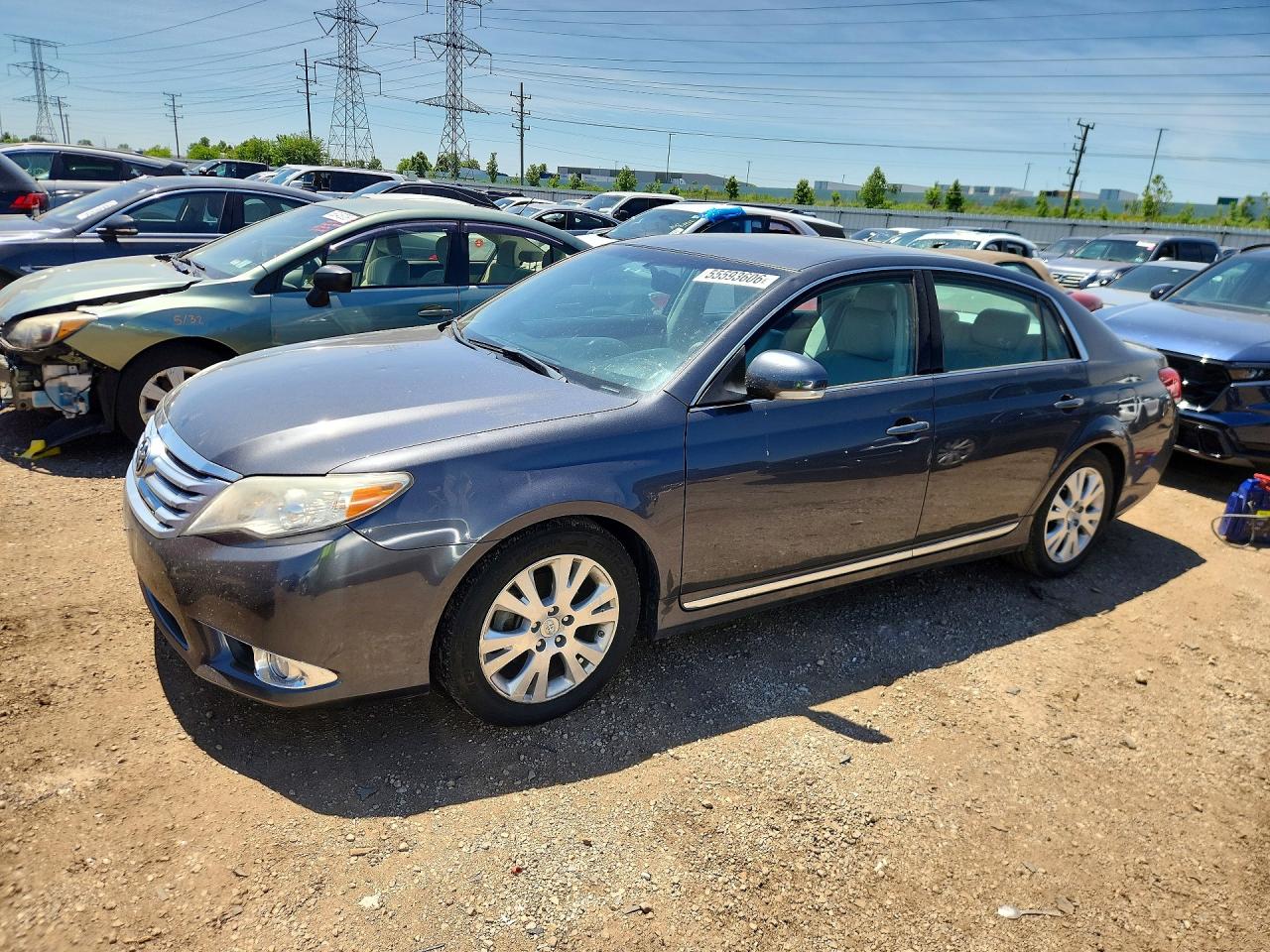 2011 Toyota Avalon Base Gray vin: 4T1BK3DB2BU389795