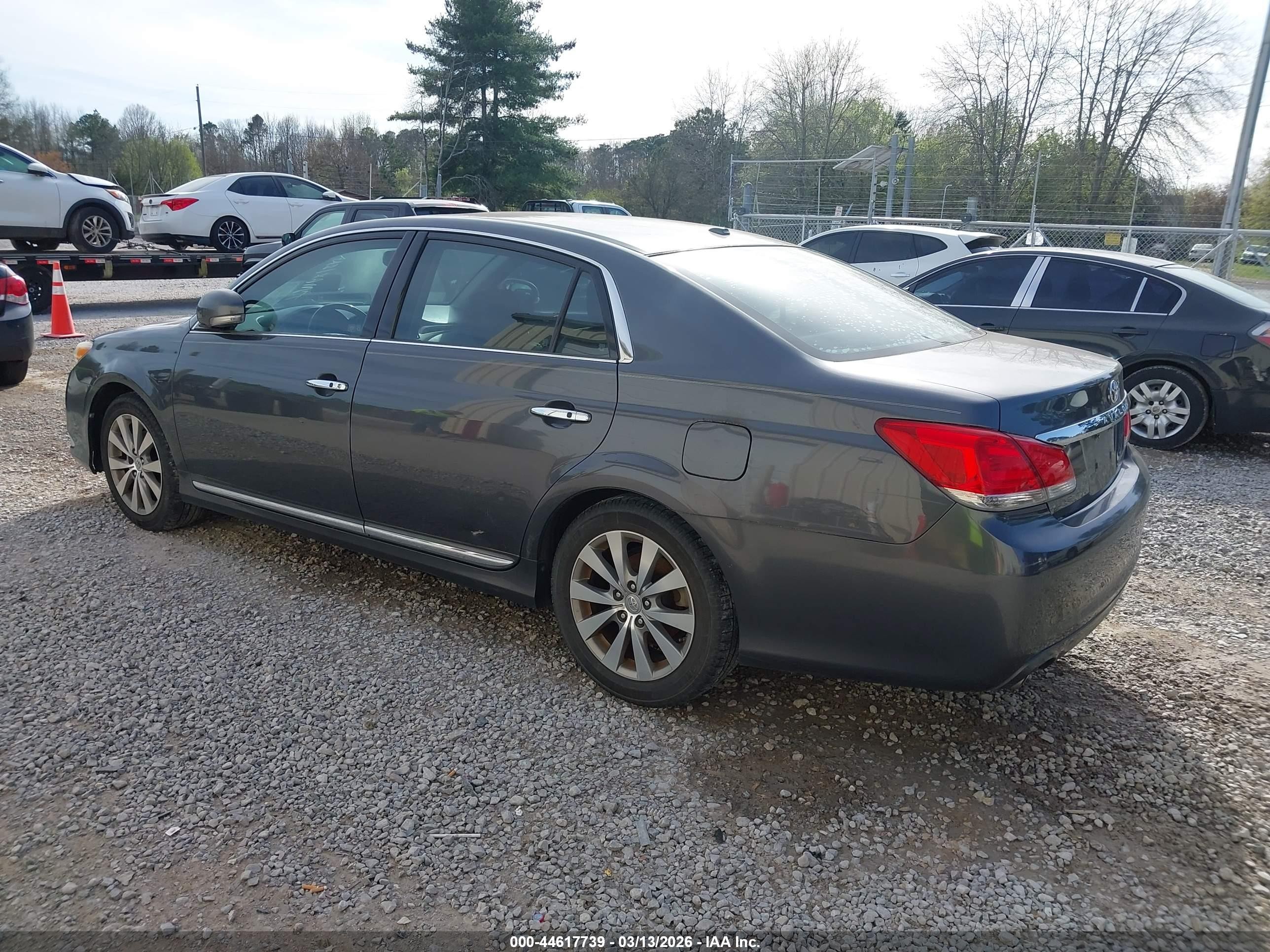 2011 Toyota Avalon Limited Gray vin: 4T1BK3DB2BU390736