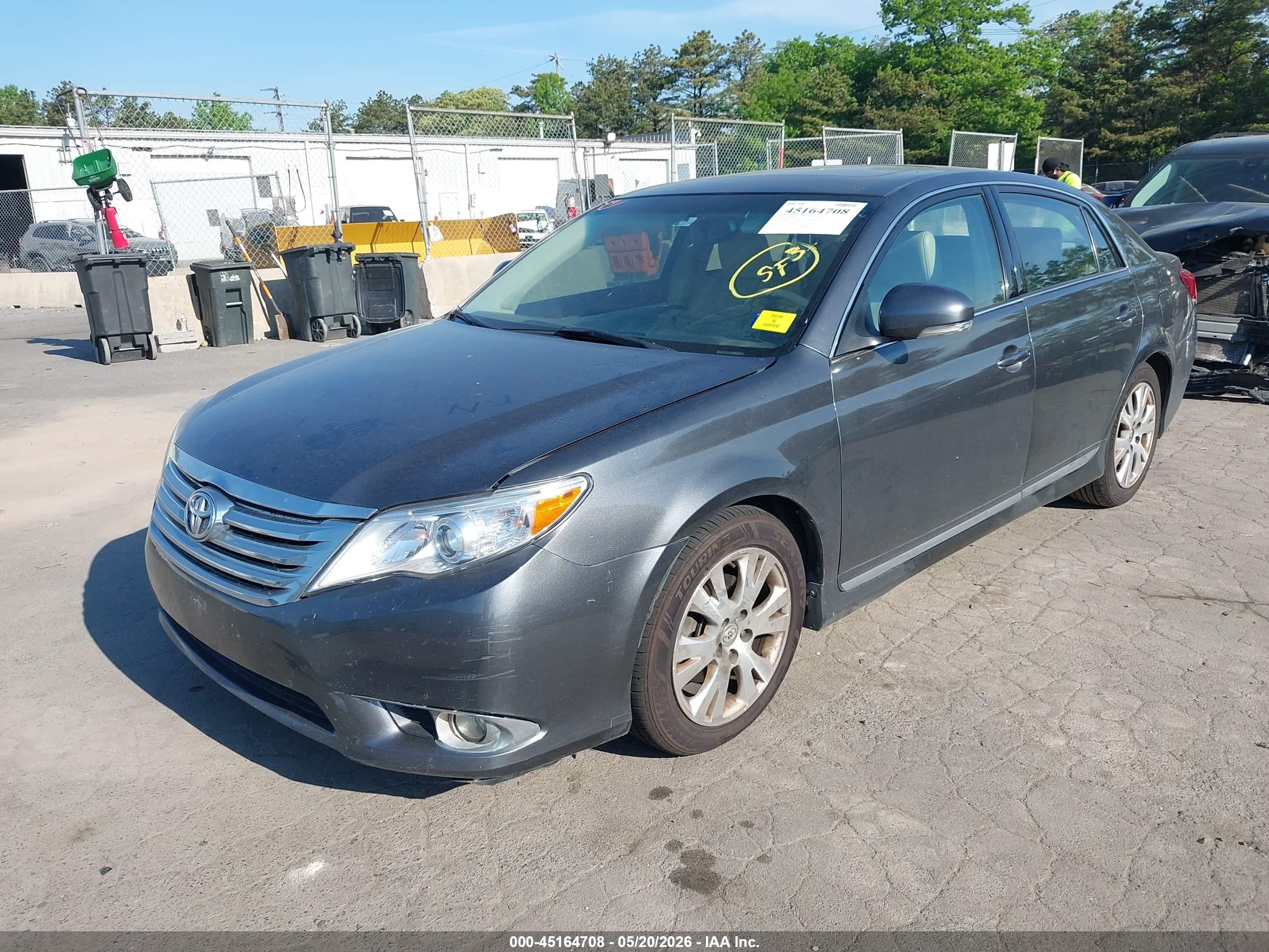 2011 Toyota Avalon   Gray vin: 4T1BK3DB2BU394494