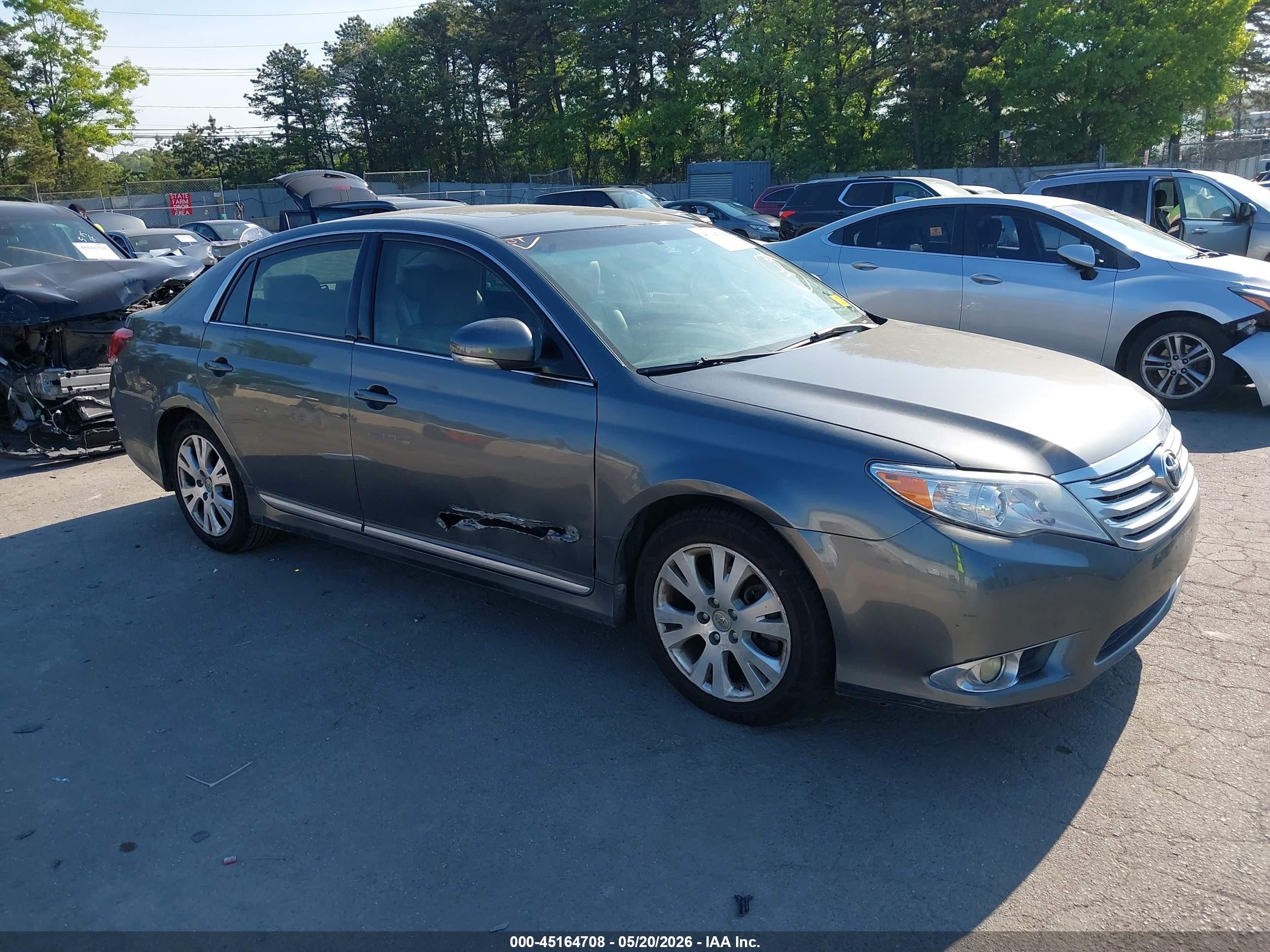 2011 Toyota Avalon   Gray vin: 4T1BK3DB2BU394494