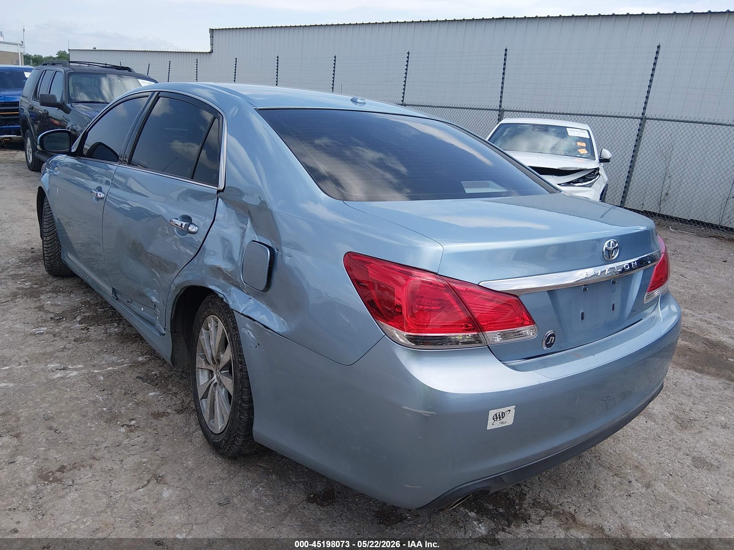 2011 Toyota Avalon Limited Blue vin: 4T1BK3DB2BU395919