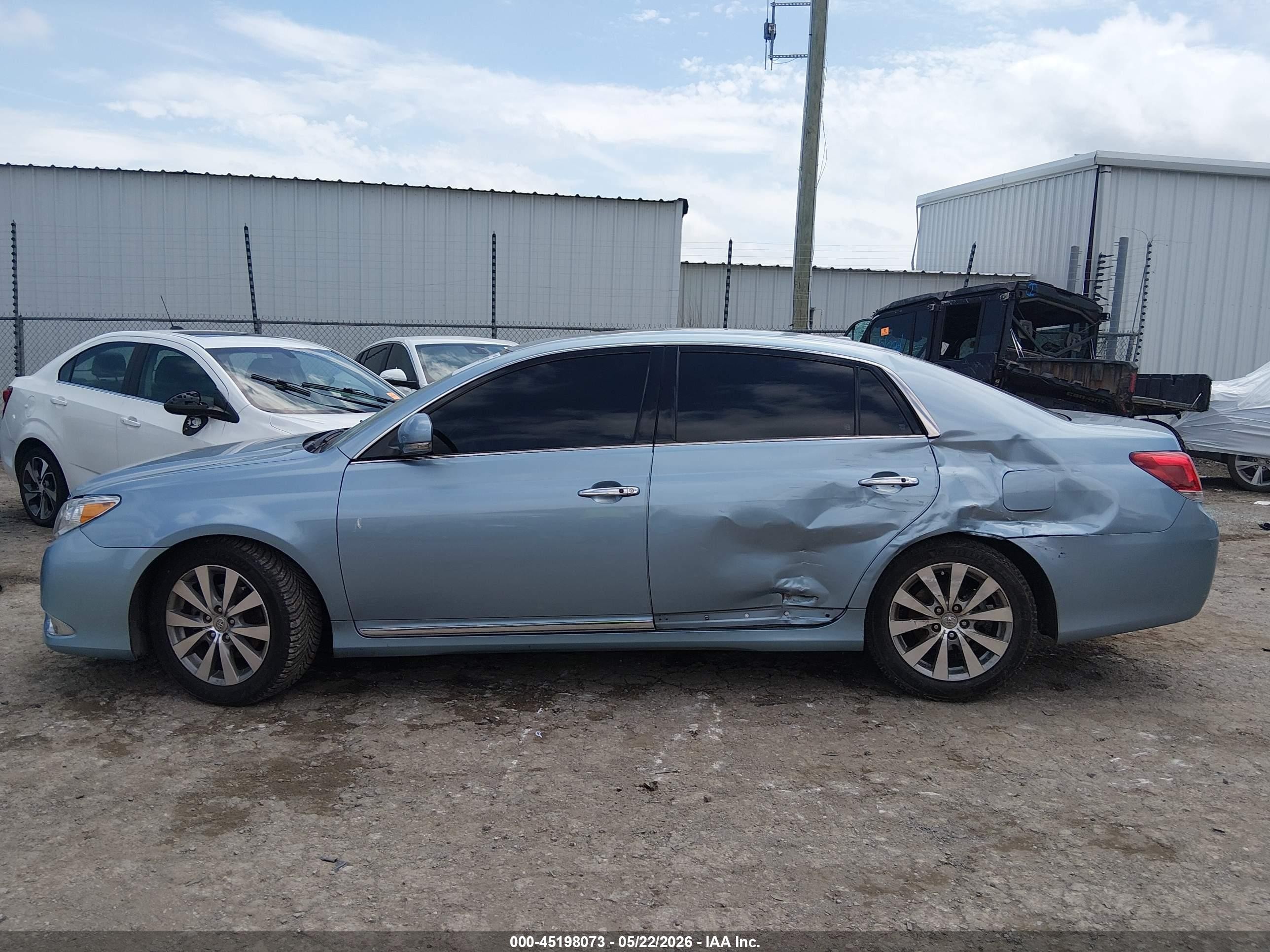 2011 Toyota Avalon Limited Blue vin: 4T1BK3DB2BU395919