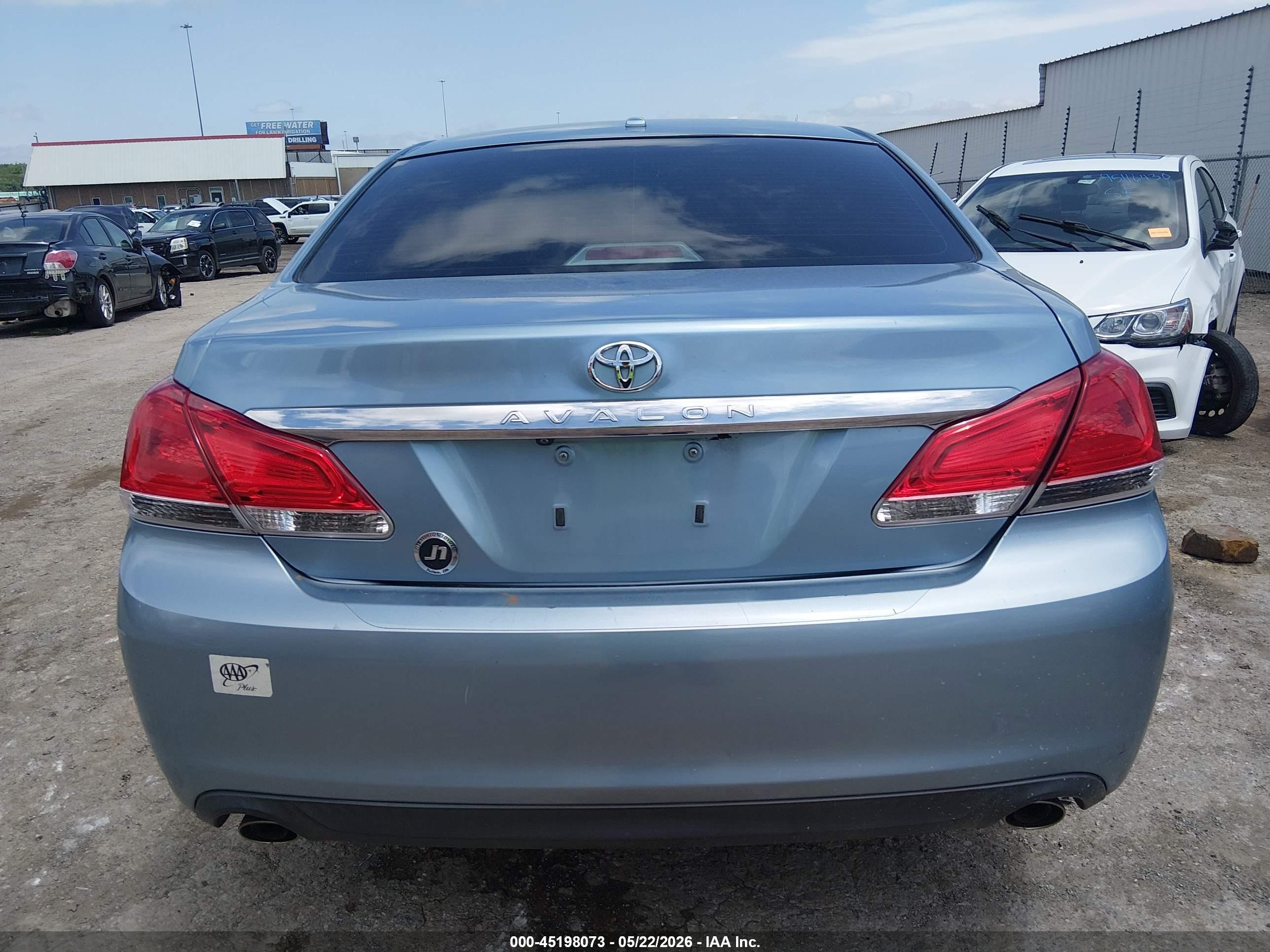 2011 Toyota Avalon Limited Blue vin: 4T1BK3DB2BU395919