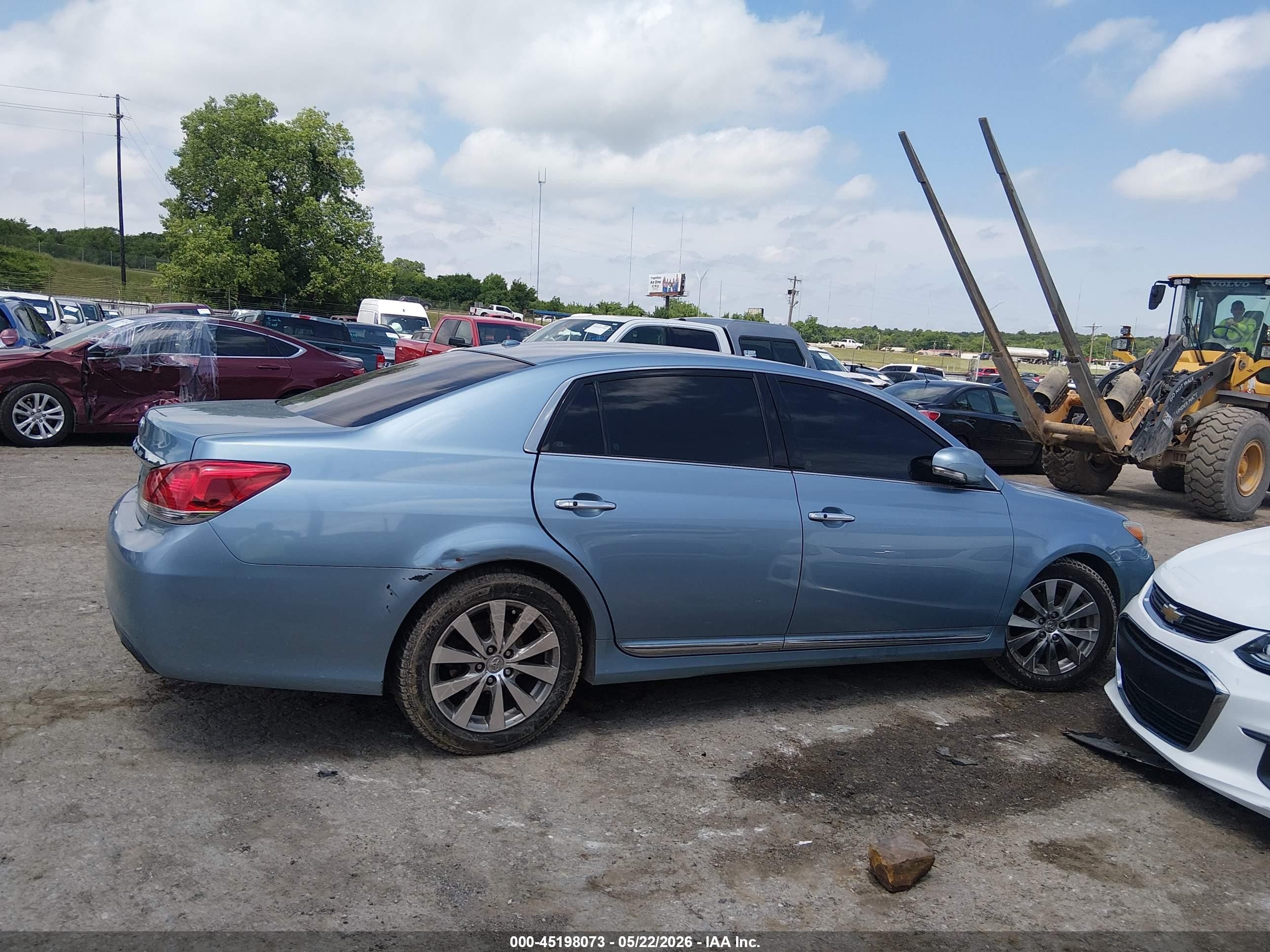 2011 Toyota Avalon Limited Blue vin: 4T1BK3DB2BU395919