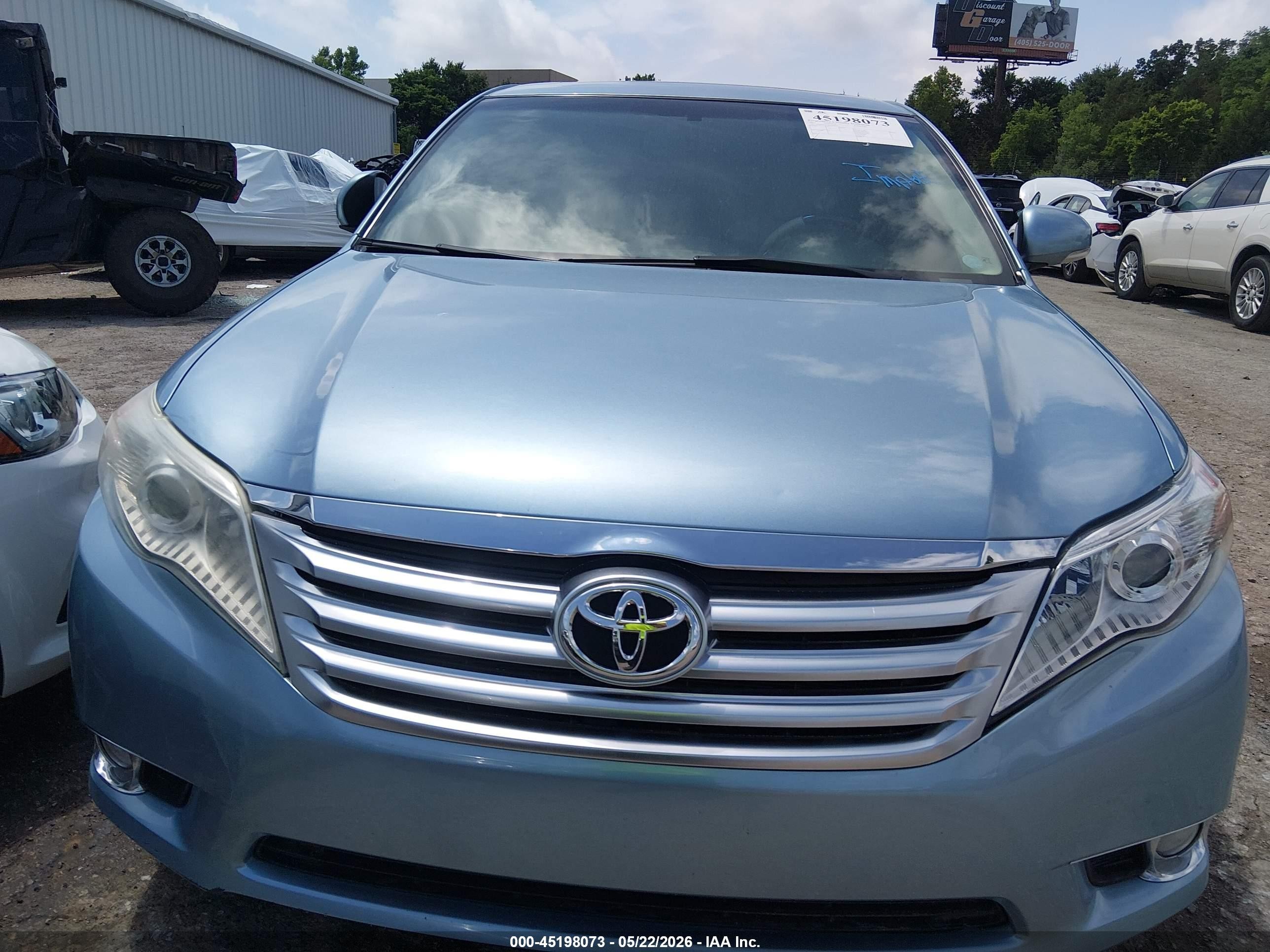2011 Toyota Avalon Limited Blue vin: 4T1BK3DB2BU395919