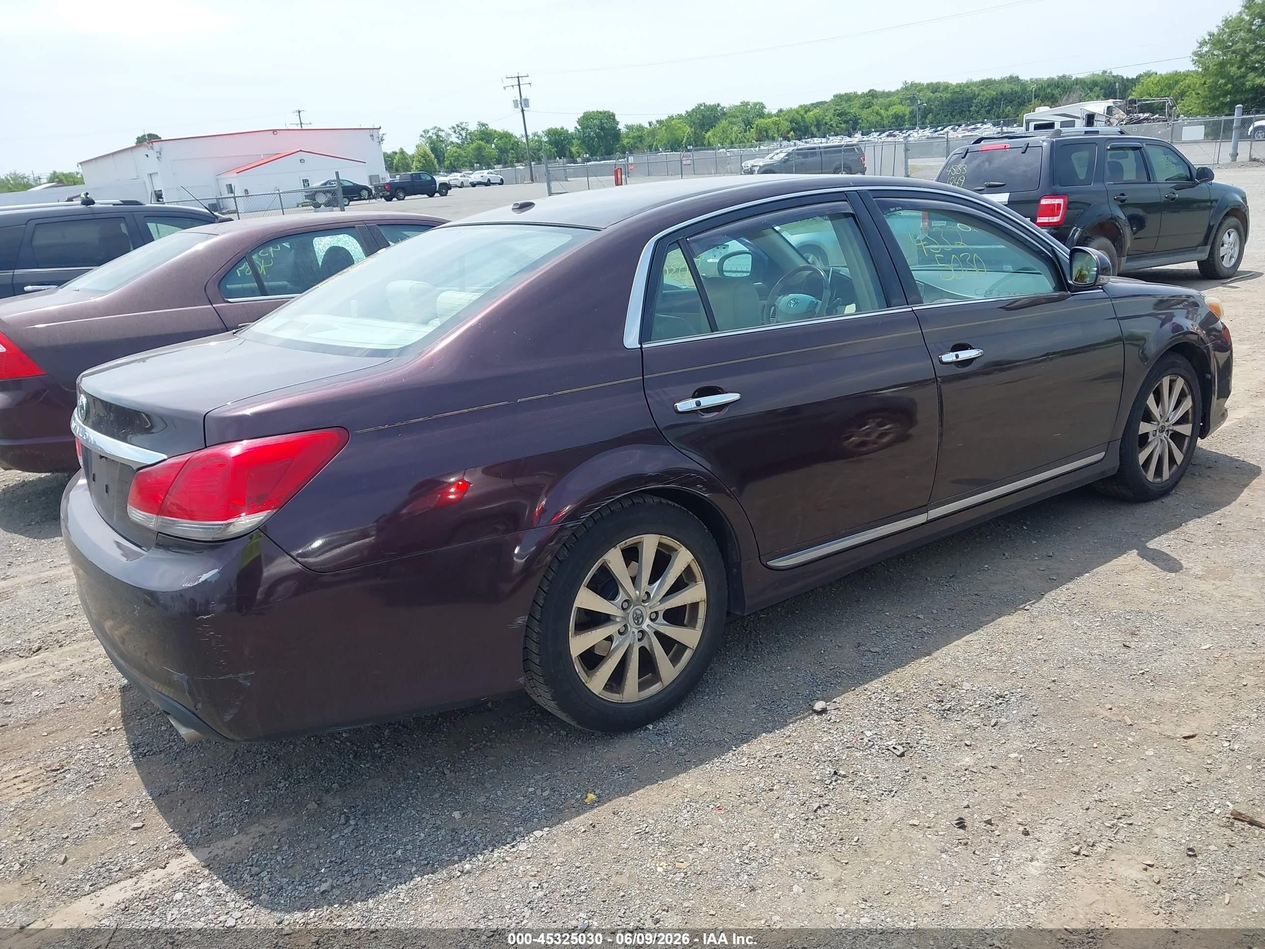 2011 Toyota Avalon Limited Burgundy vin: 4T1BK3DB2BU405364