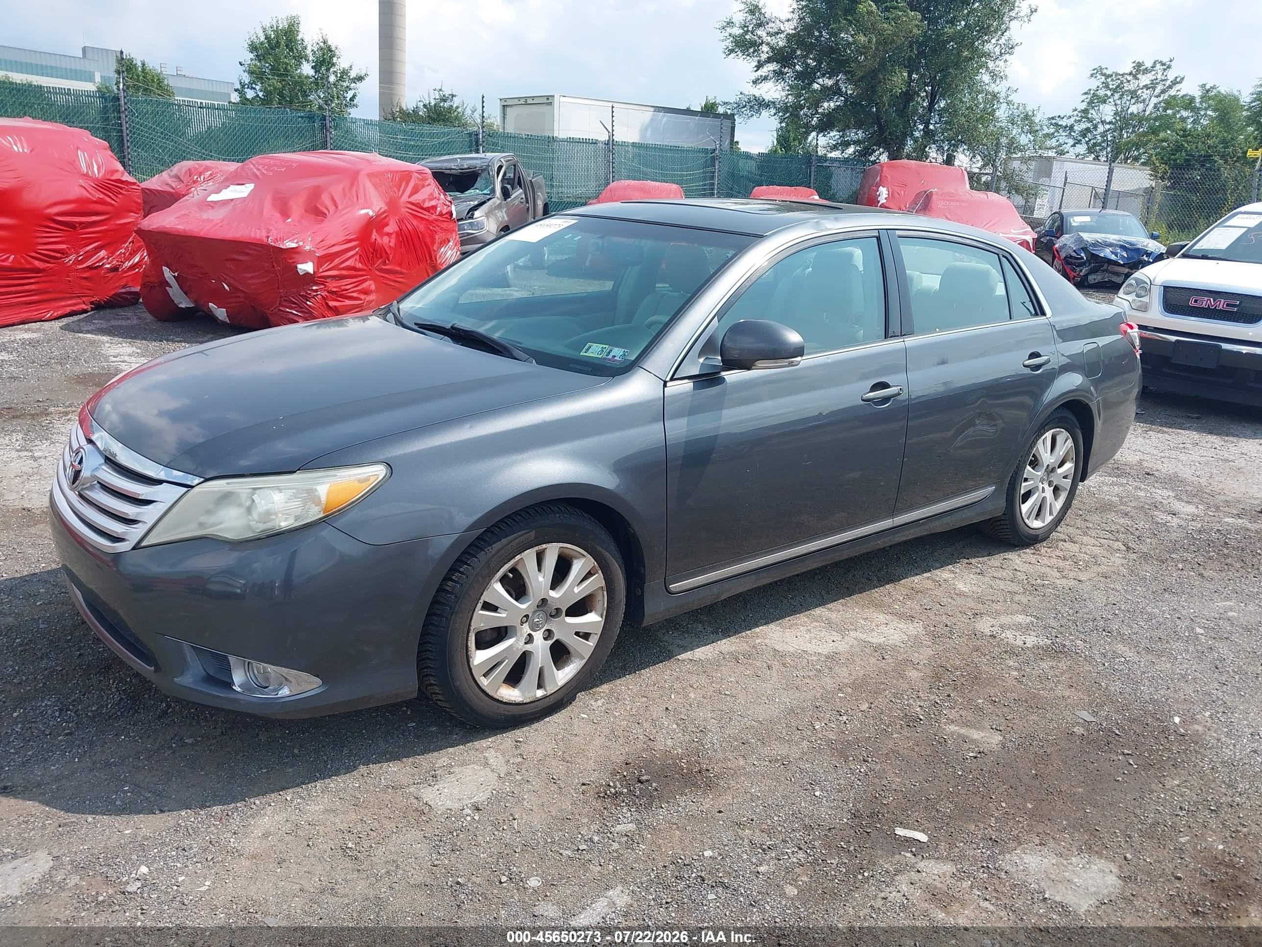2011 Toyota Avalon   Gray vin: 4T1BK3DB2BU428028
