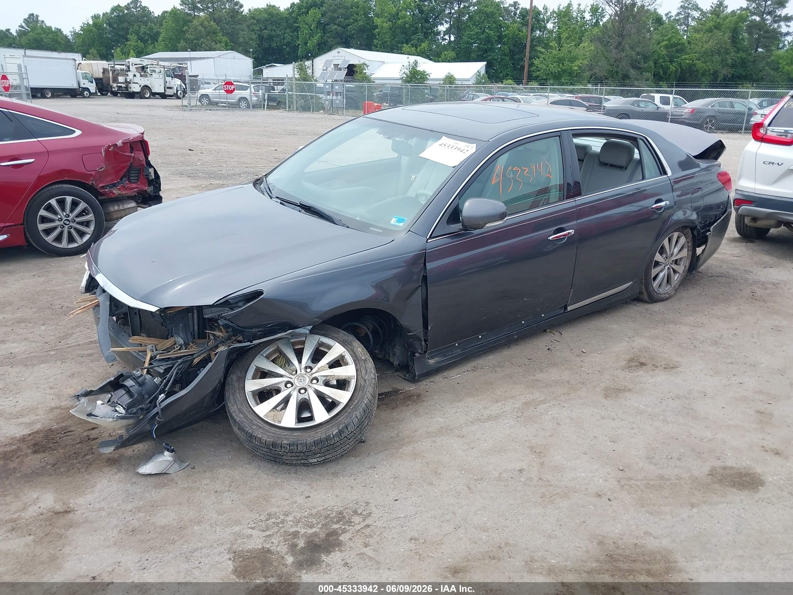 2011 Toyota Avalon Limited Серый vin: 4T1BK3DB2BU435464