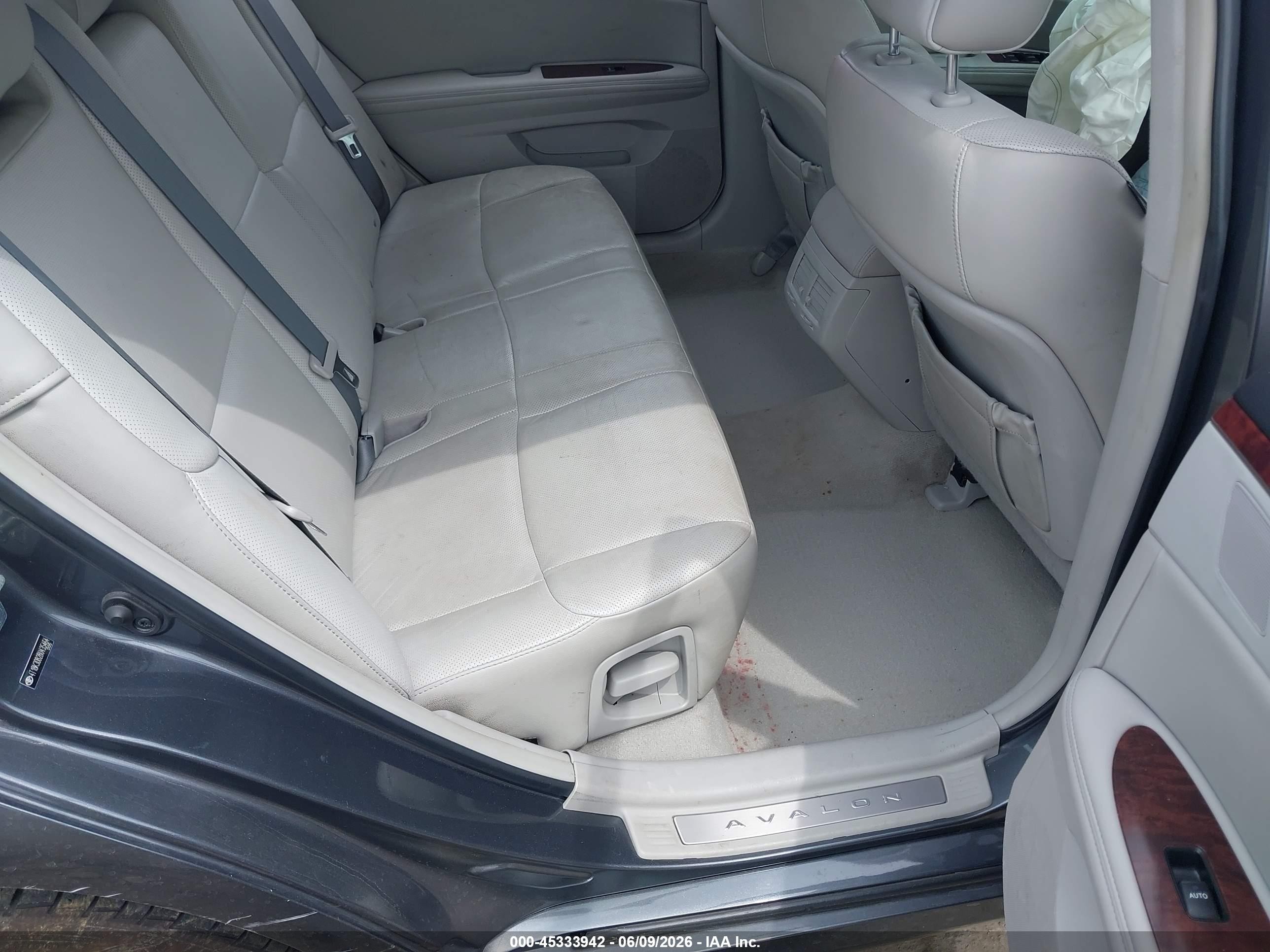 2011 Toyota Avalon Limited Серый vin: 4T1BK3DB2BU435464