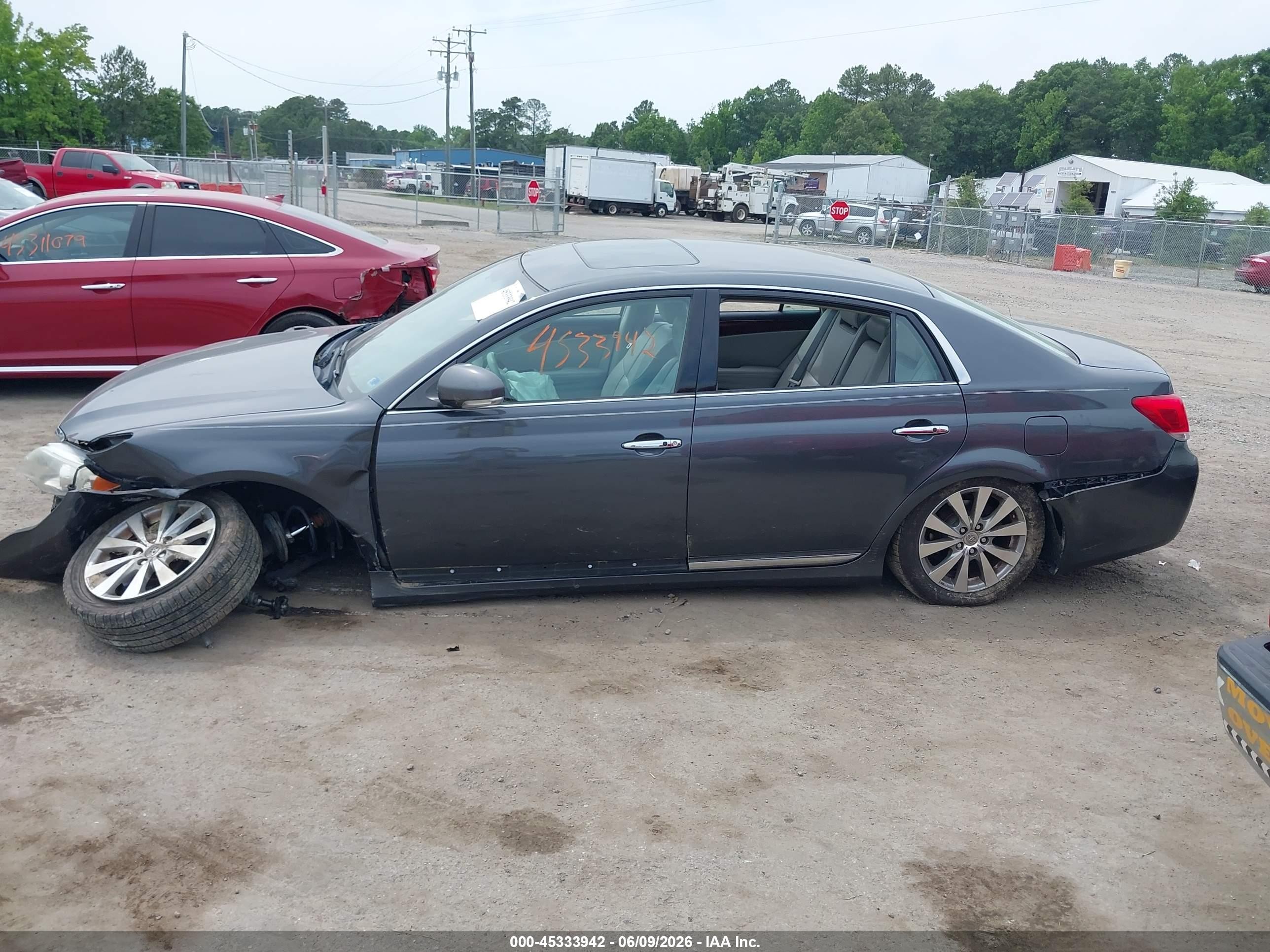2011 Toyota Avalon Limited Серый vin: 4T1BK3DB2BU435464