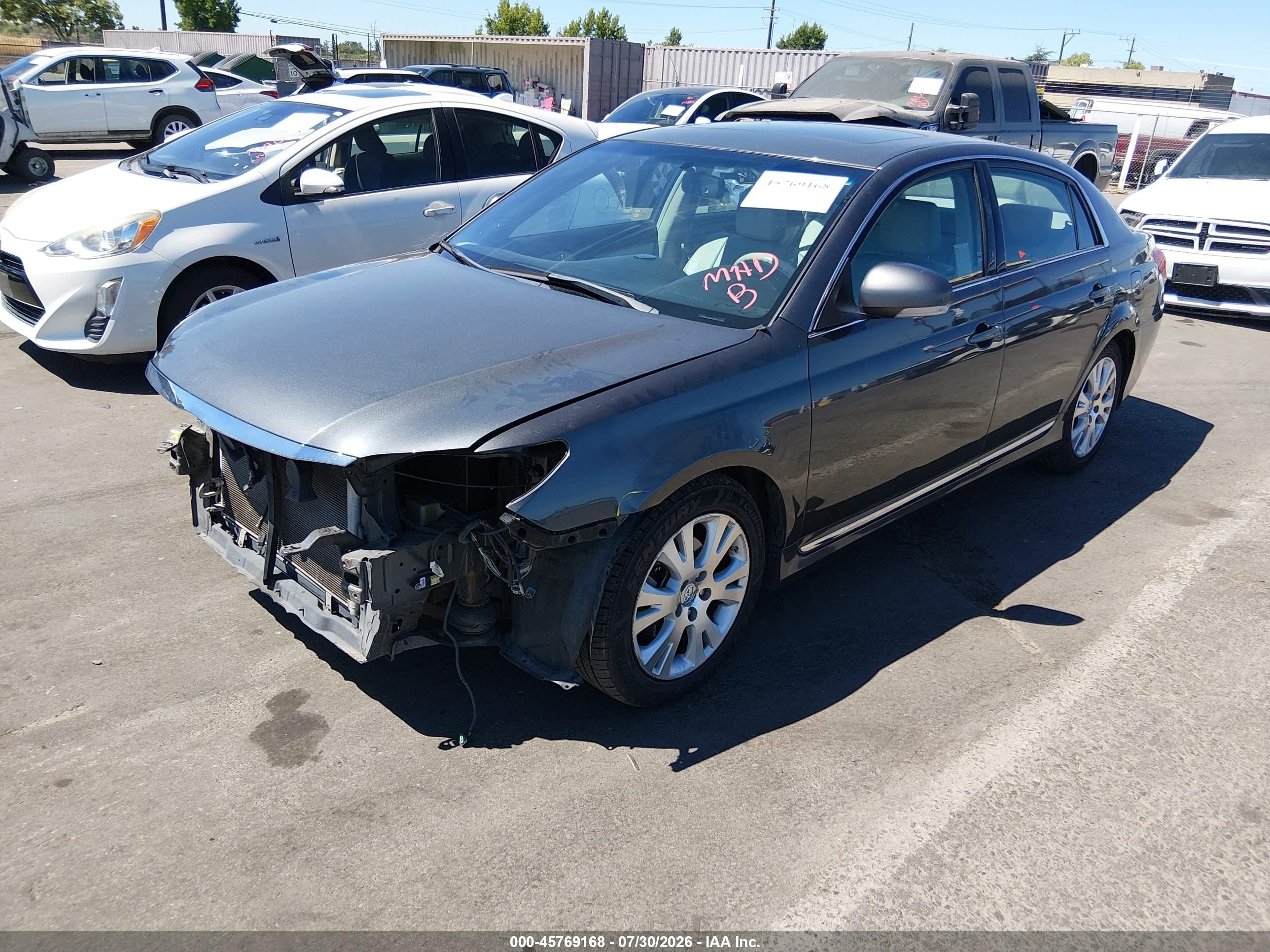 2012 Toyota Avalon   Gray vin: 4T1BK3DB2CU444893
