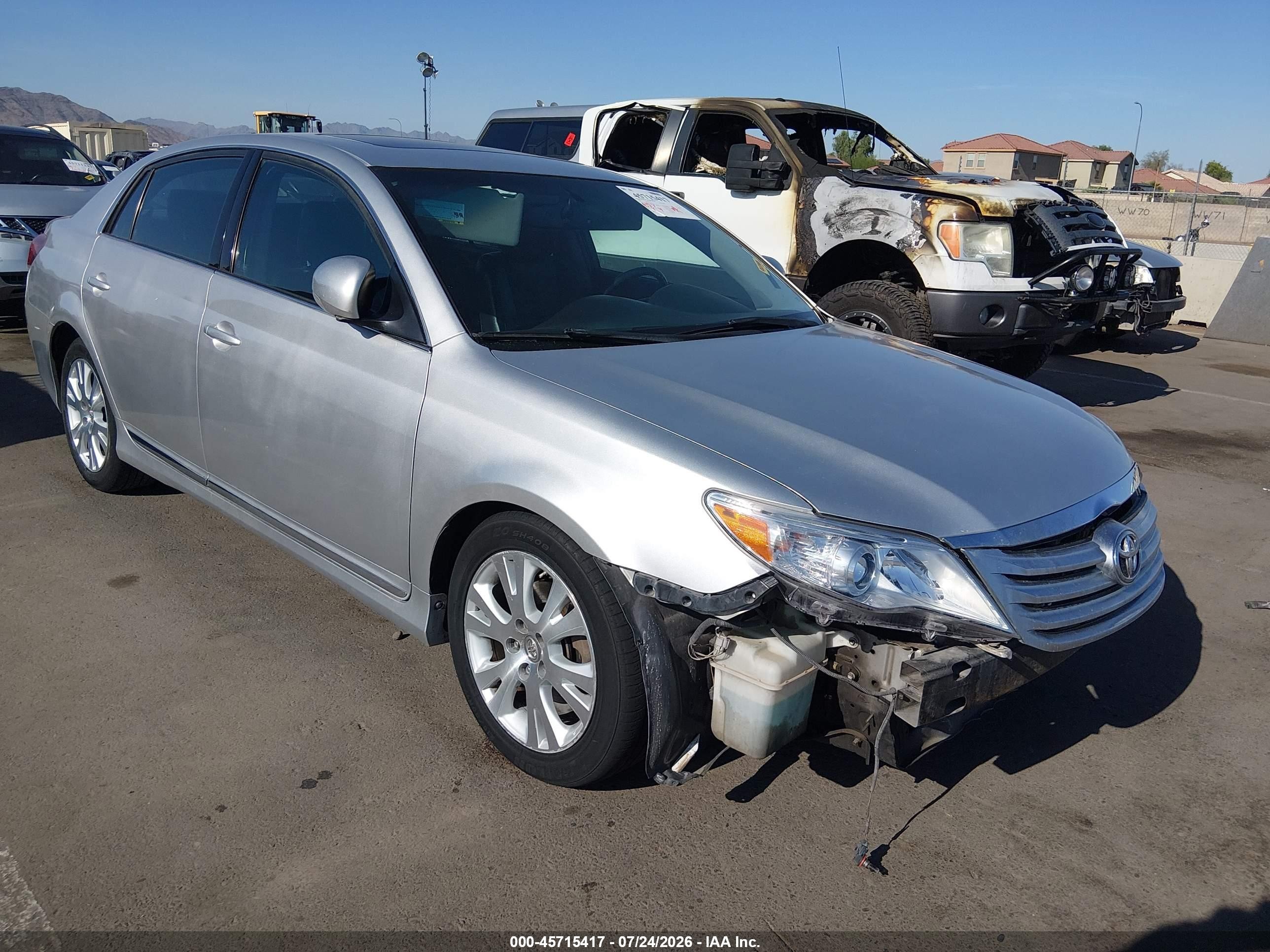 2012 Toyota Avalon   Silver vin: 4T1BK3DB2CU446076