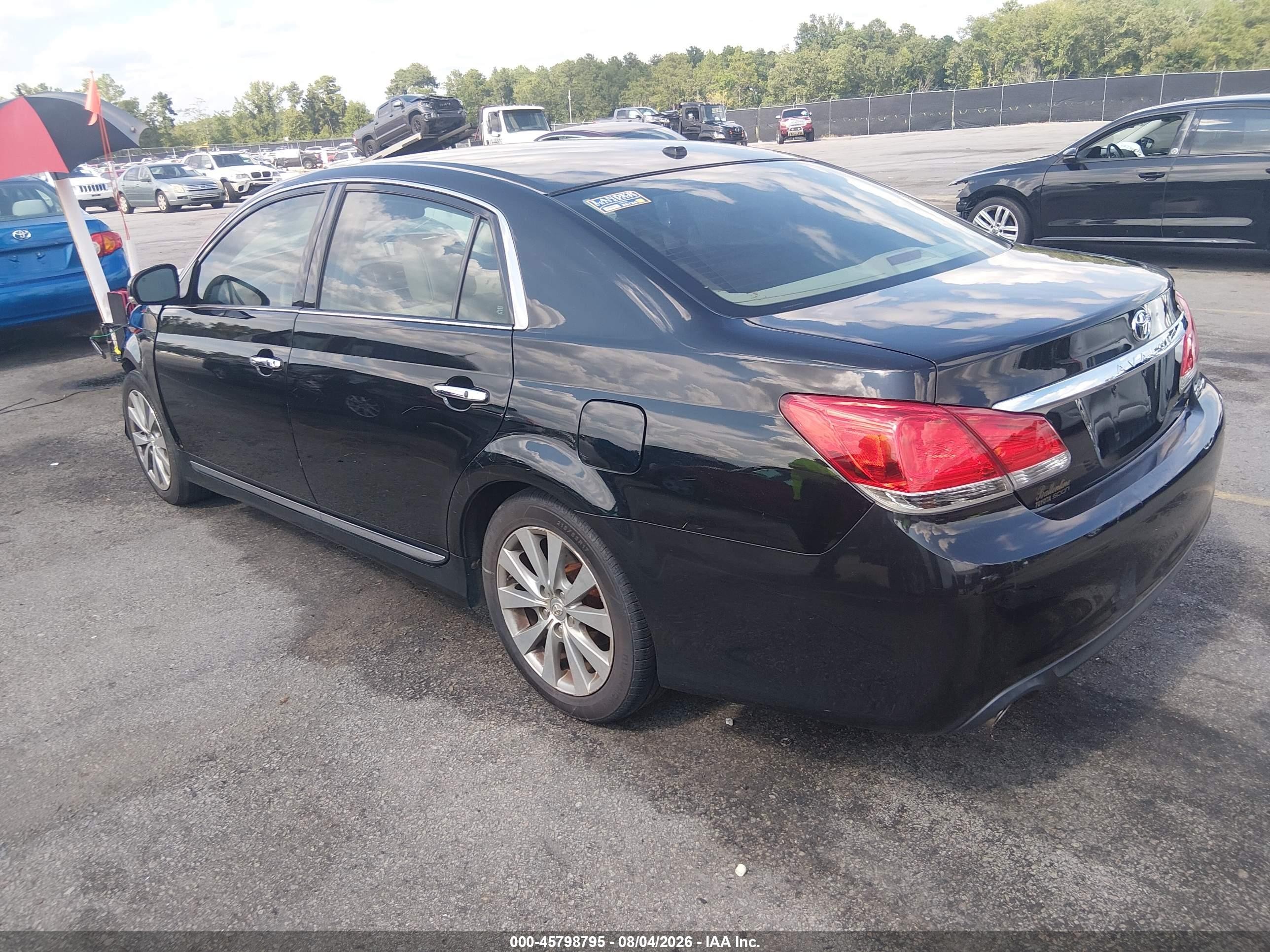 2012 Toyota Avalon Limited Black vin: 4T1BK3DB2CU462794