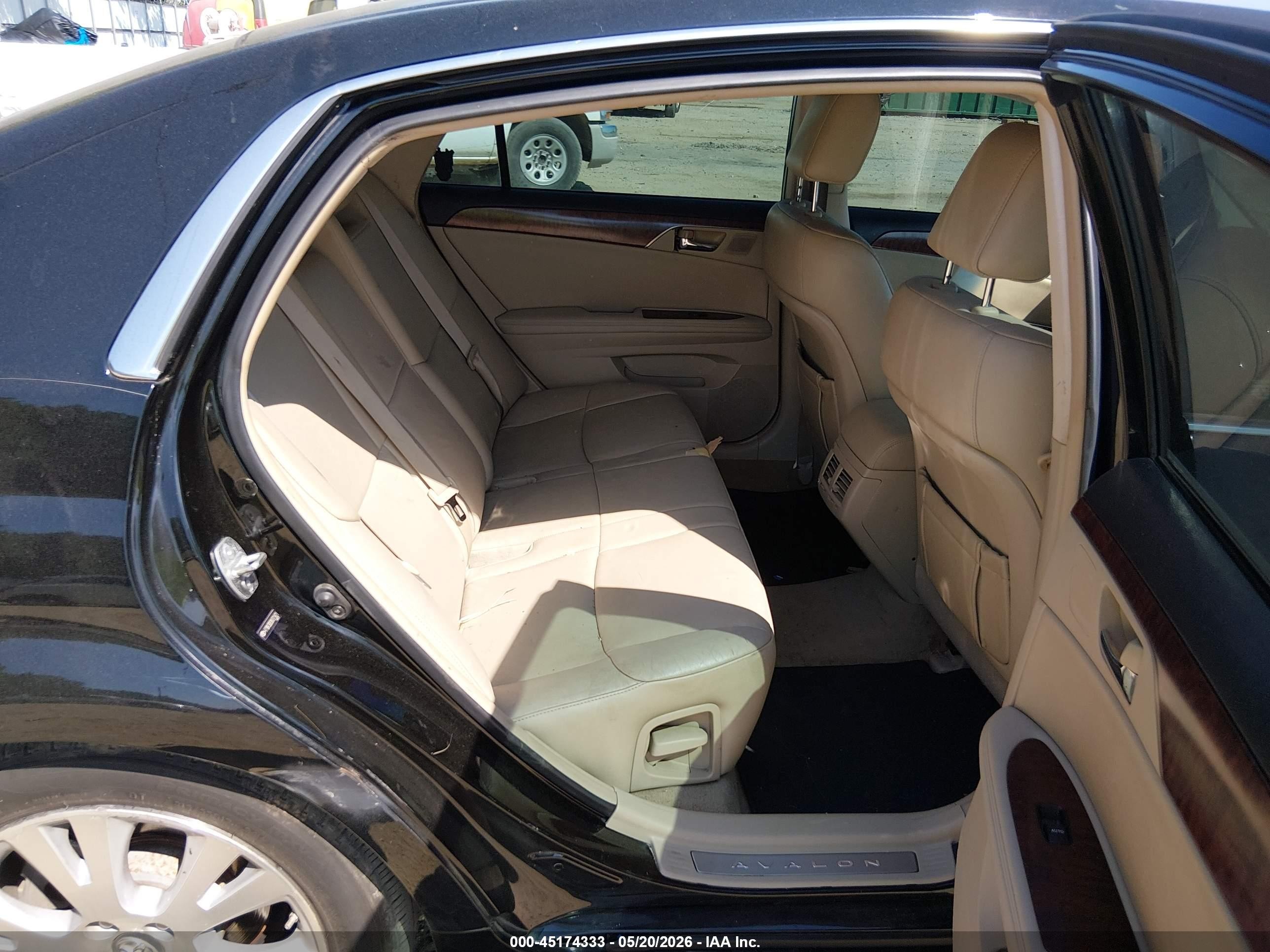 2011 Toyota Avalon   Black vin: 4T1BK3DB3BU371421